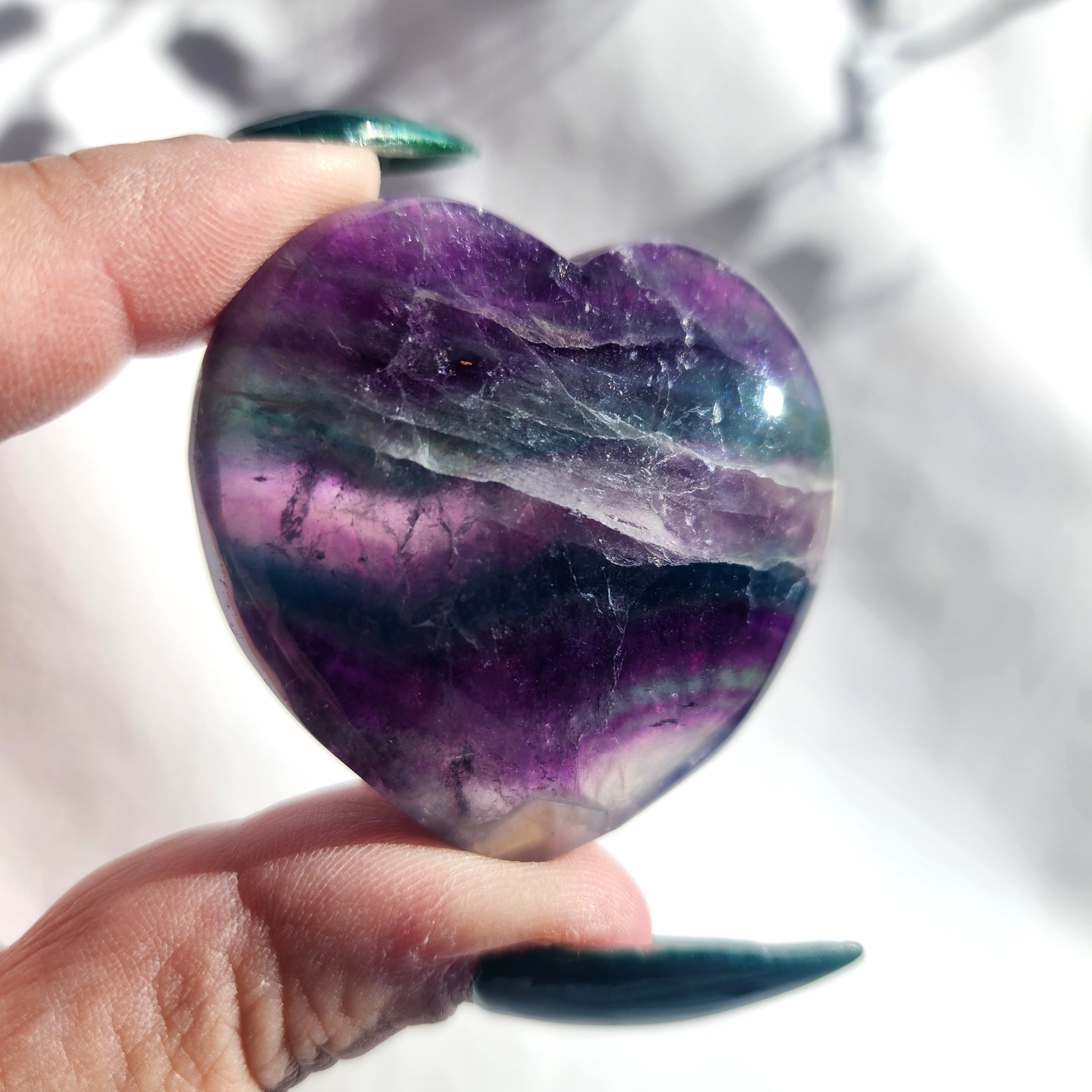 Fluorite Heart | Large