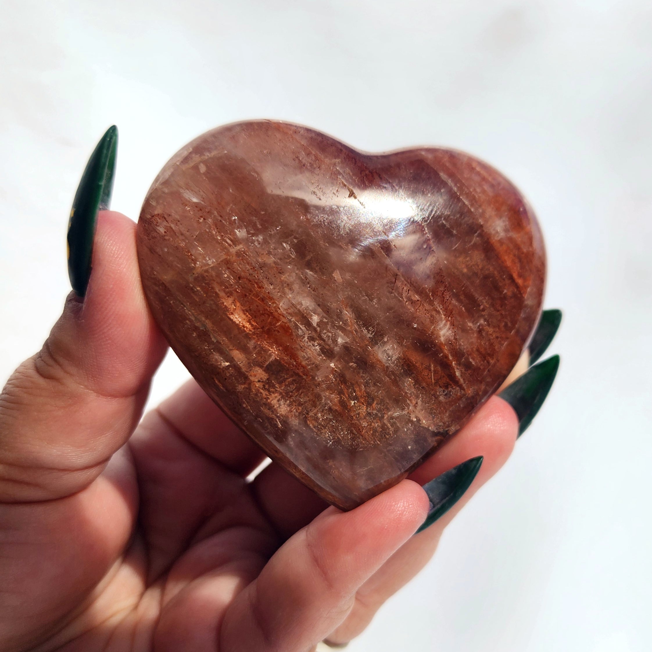 Fire Quartz Heart