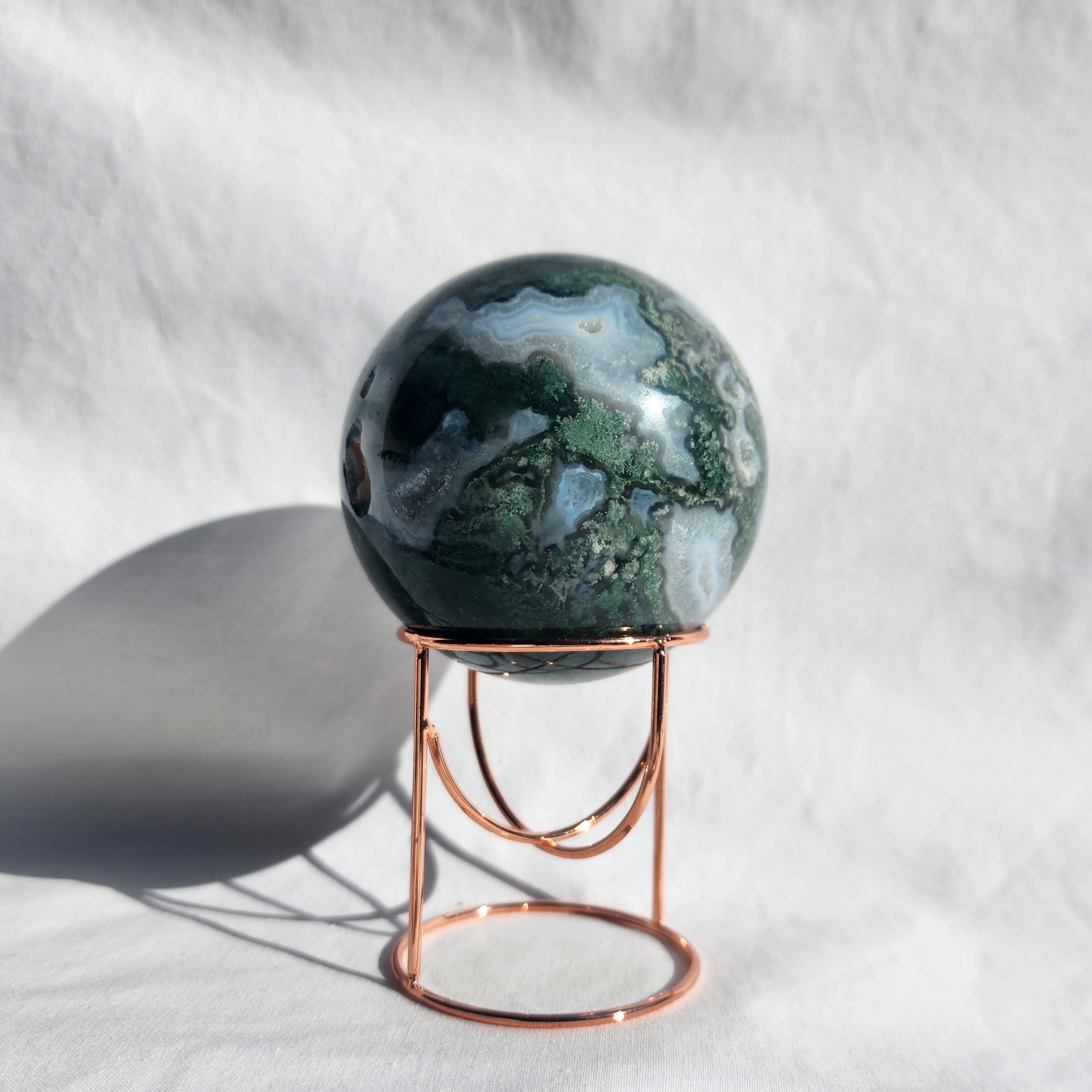 Moss Agate Sphere