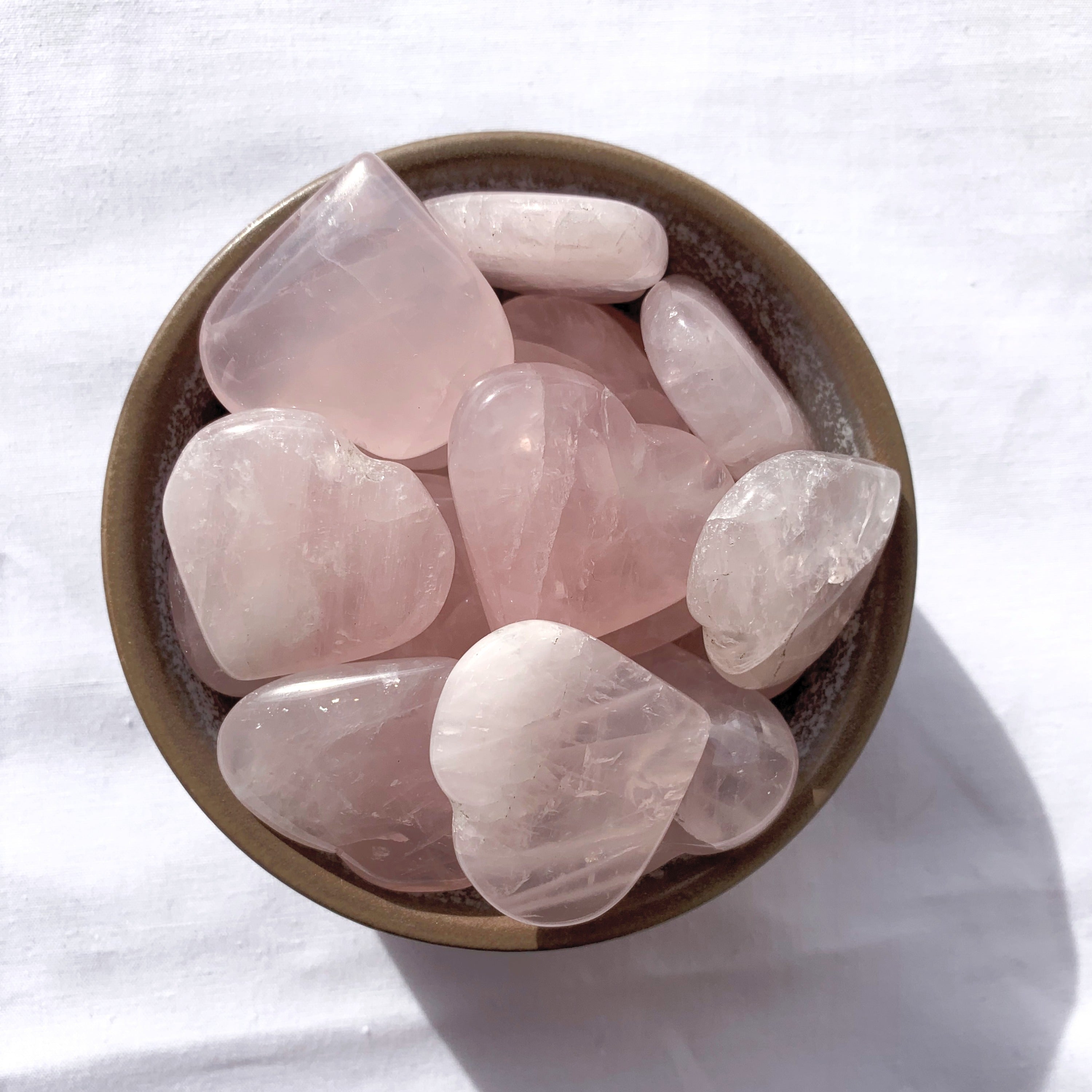 Rose Quartz Hearts | Small