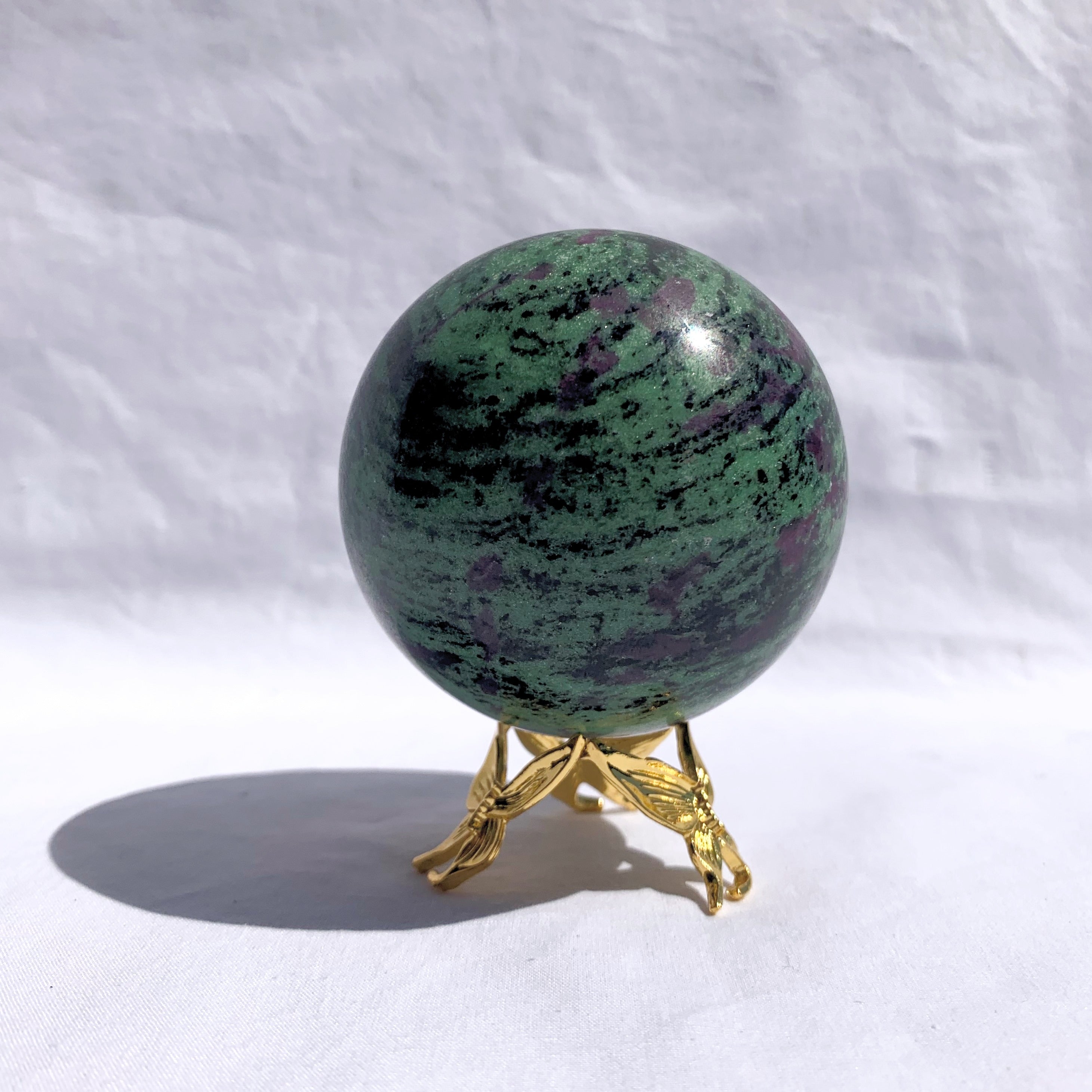 Ruby In Zoisite Sphere