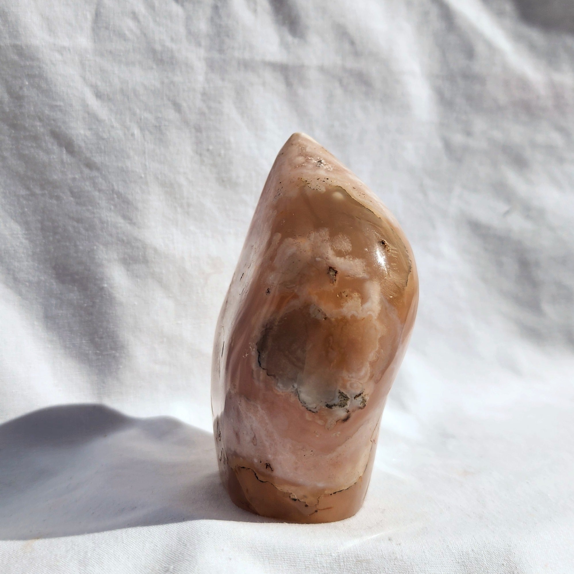 Flower Agate Freeform Flame