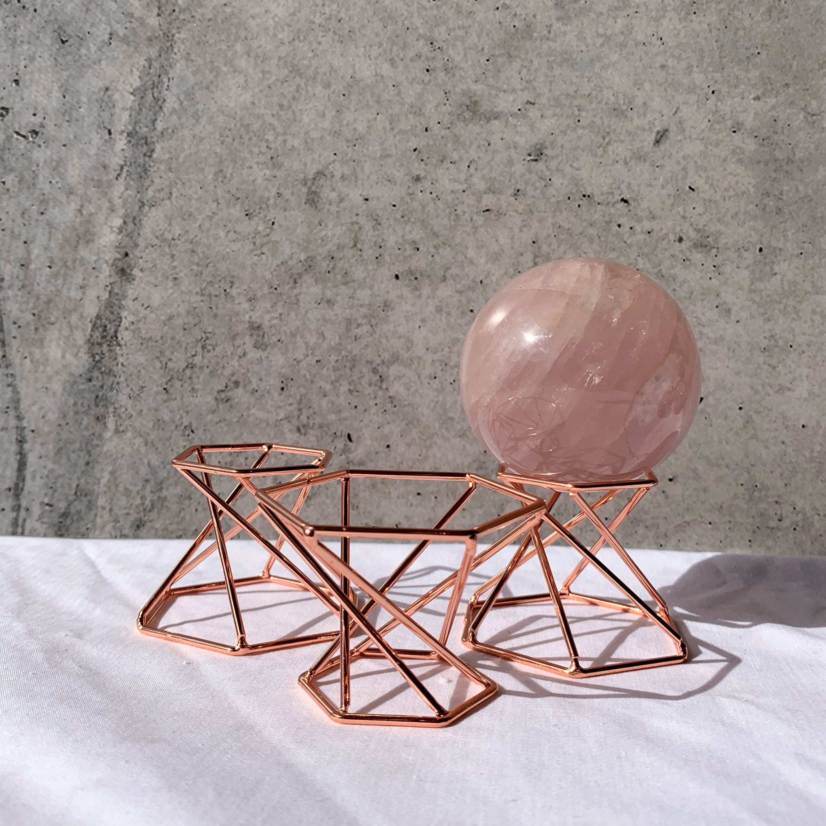 Reversible Hexagon Sphere Stand