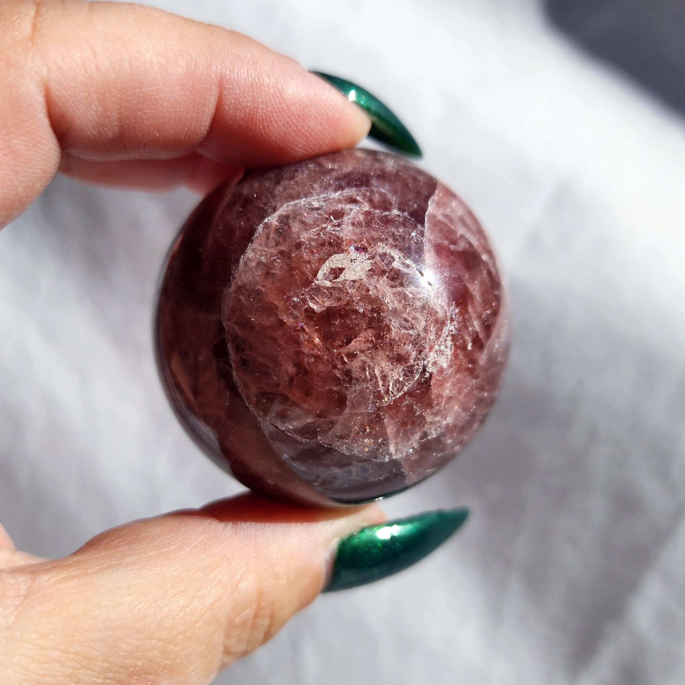 Strawberry Quartz Sphere