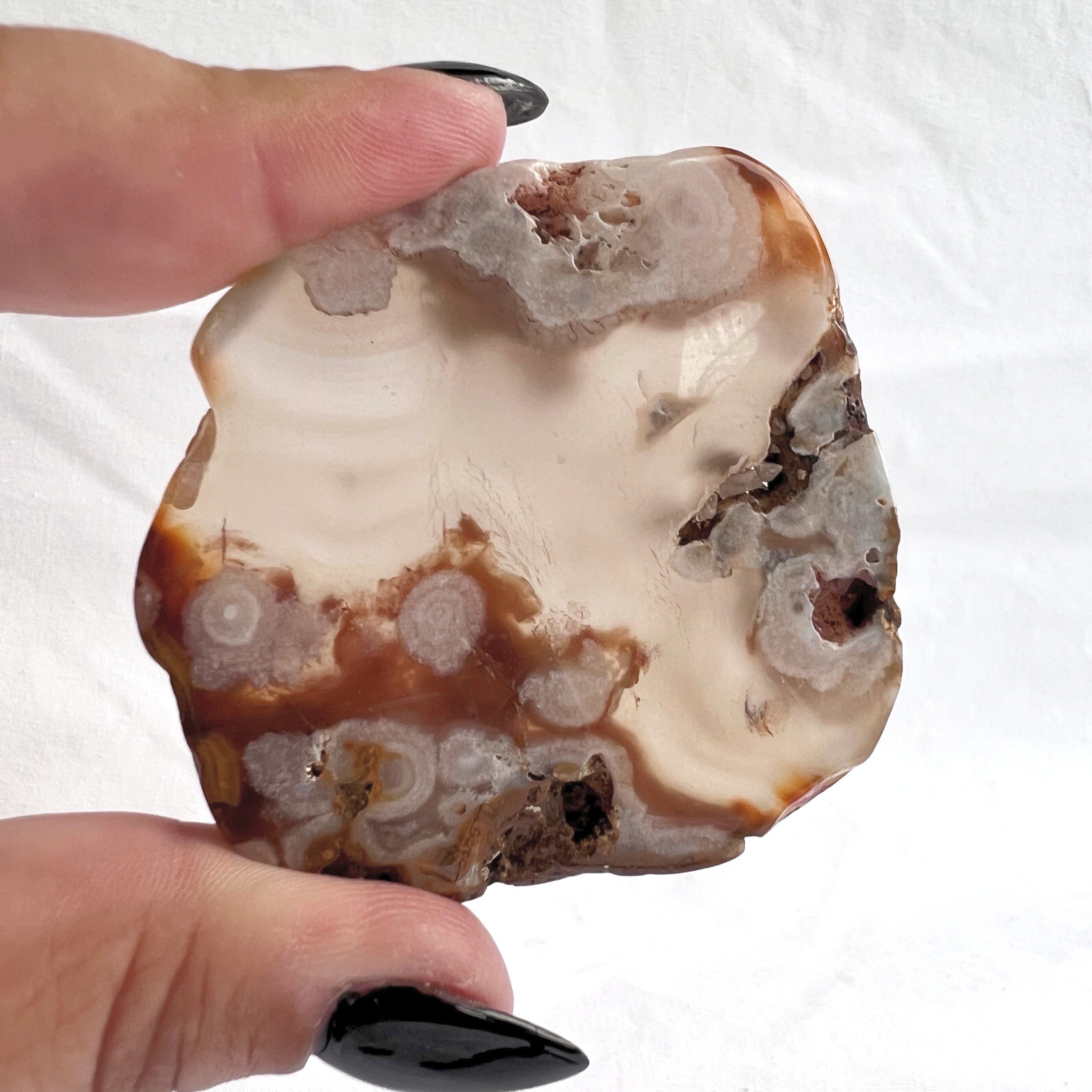 Flower Agate Slice