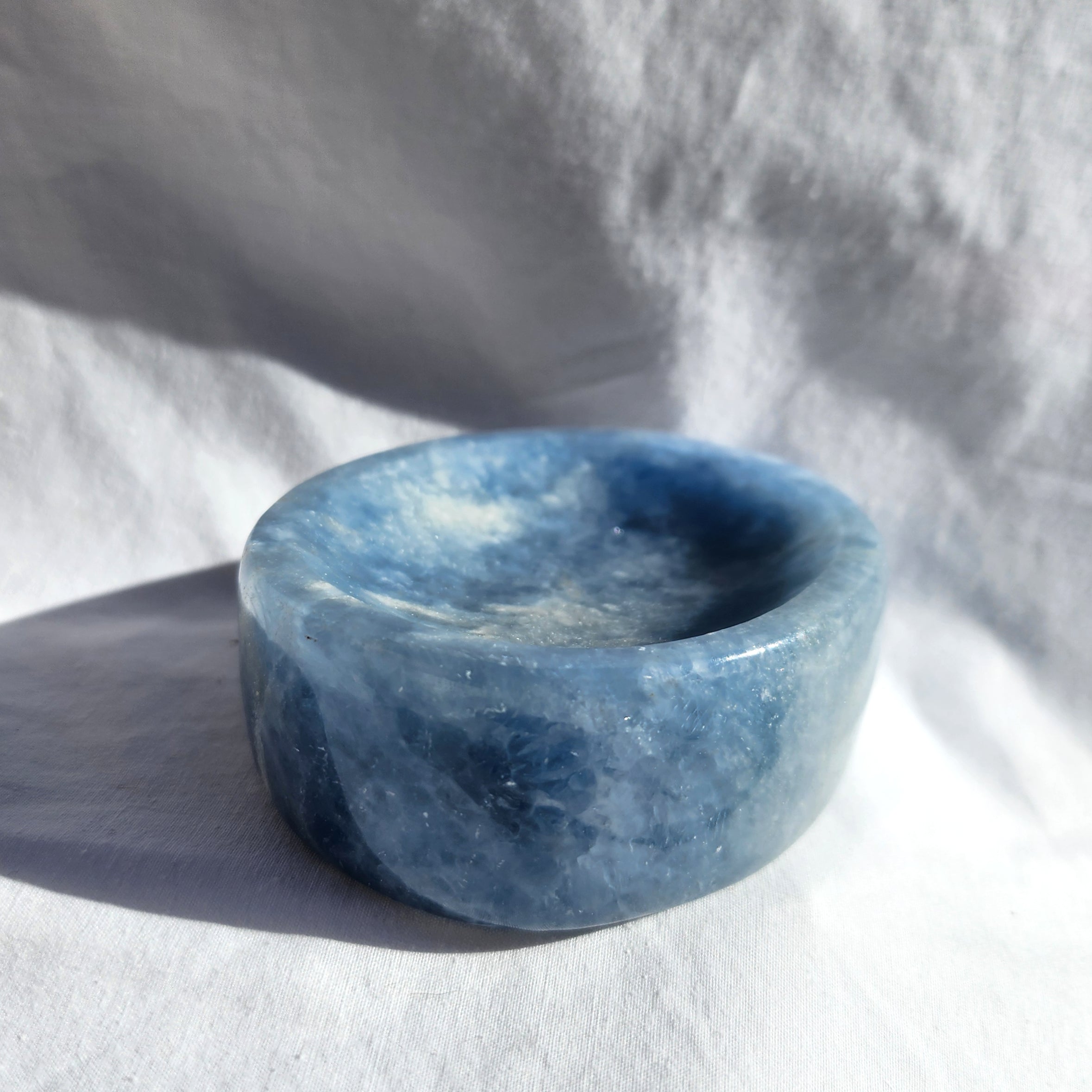 Blue Calcite Dish