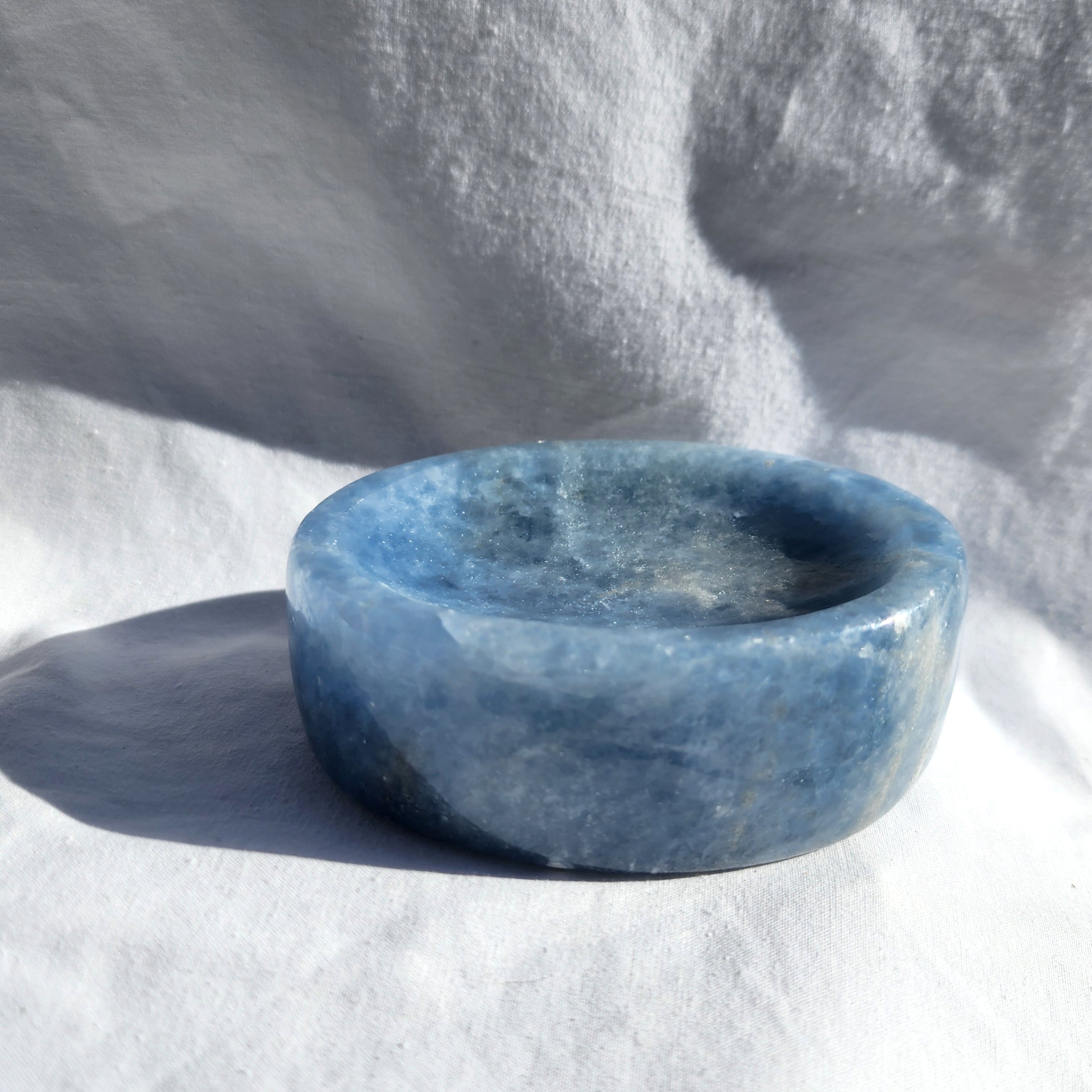 Blue Calcite Dish