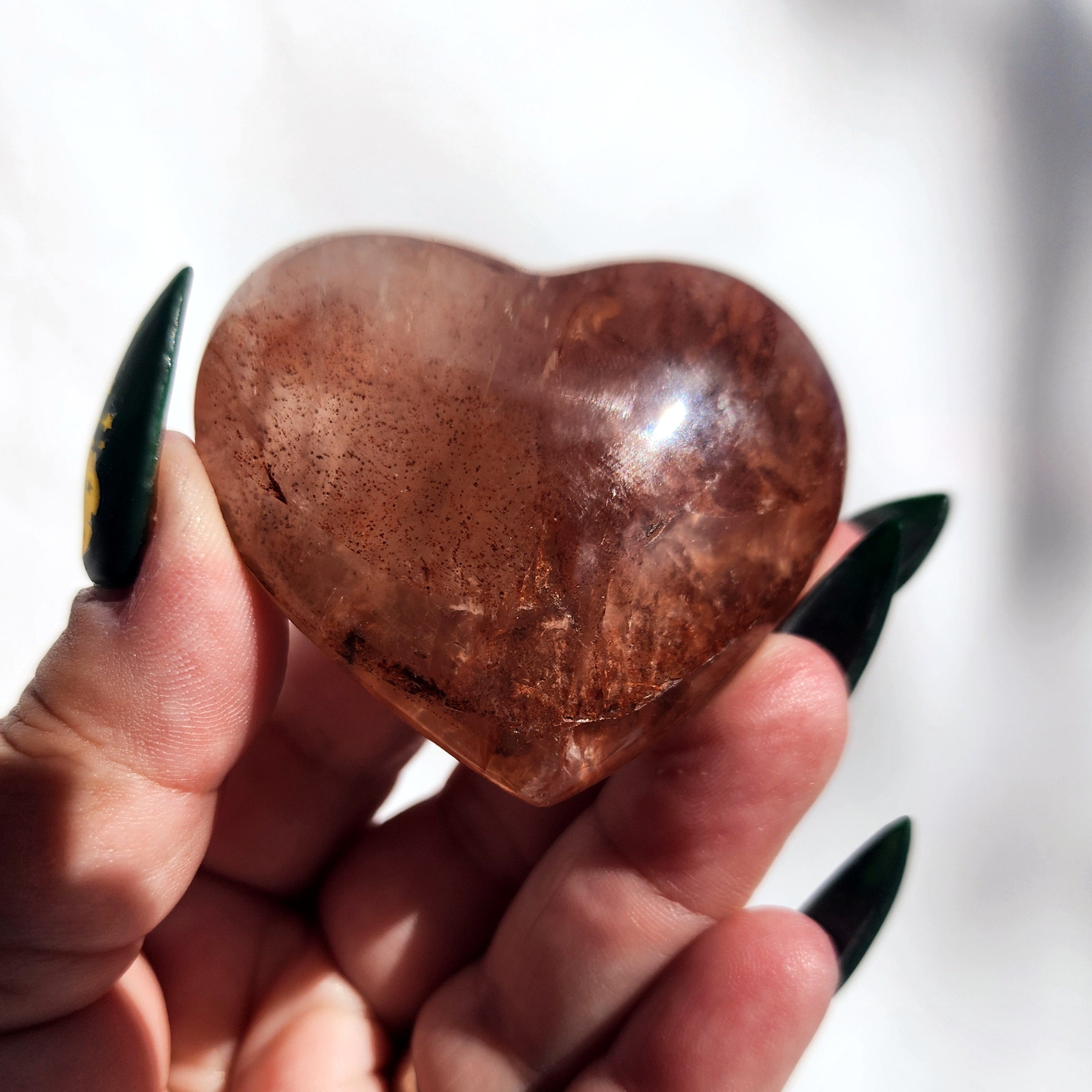 Fire Quartz Heart