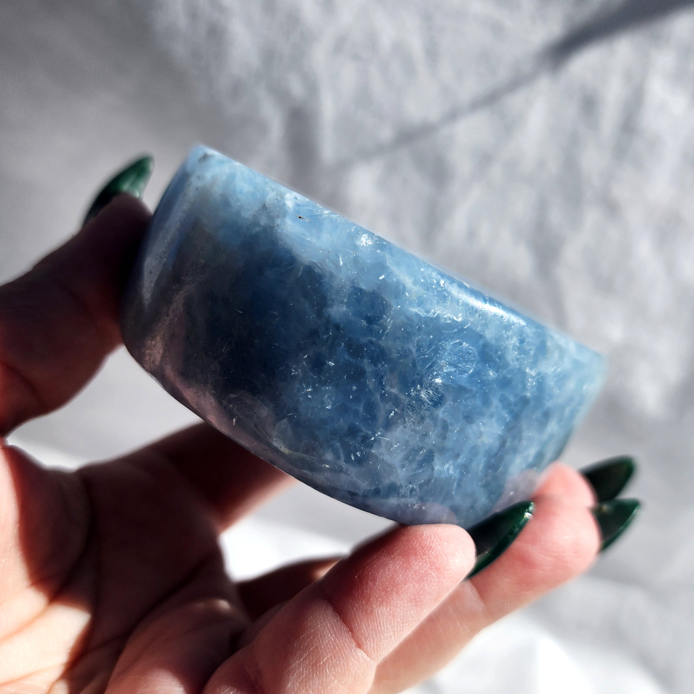 Blue Calcite Dish