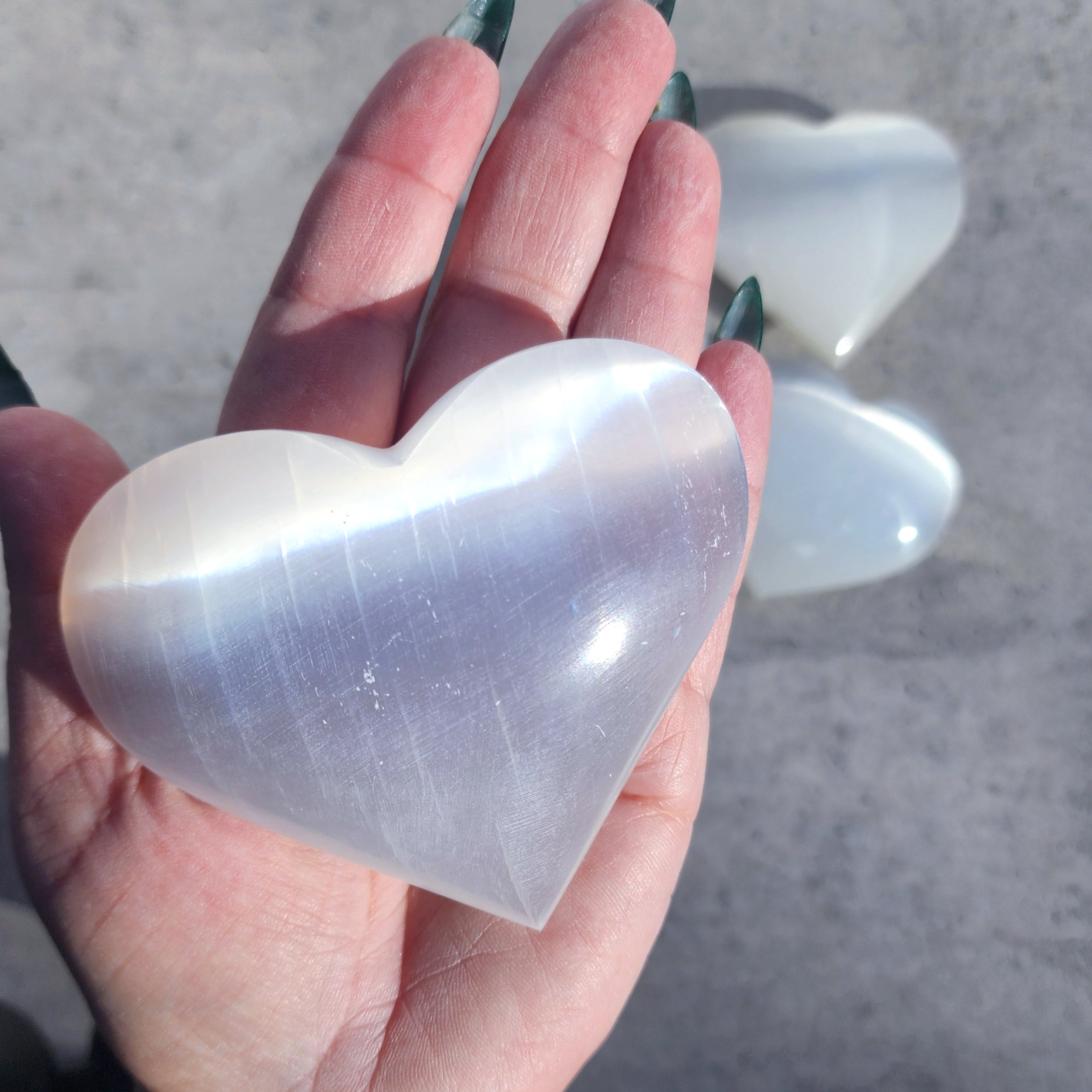 Selenite Heart | X-Large