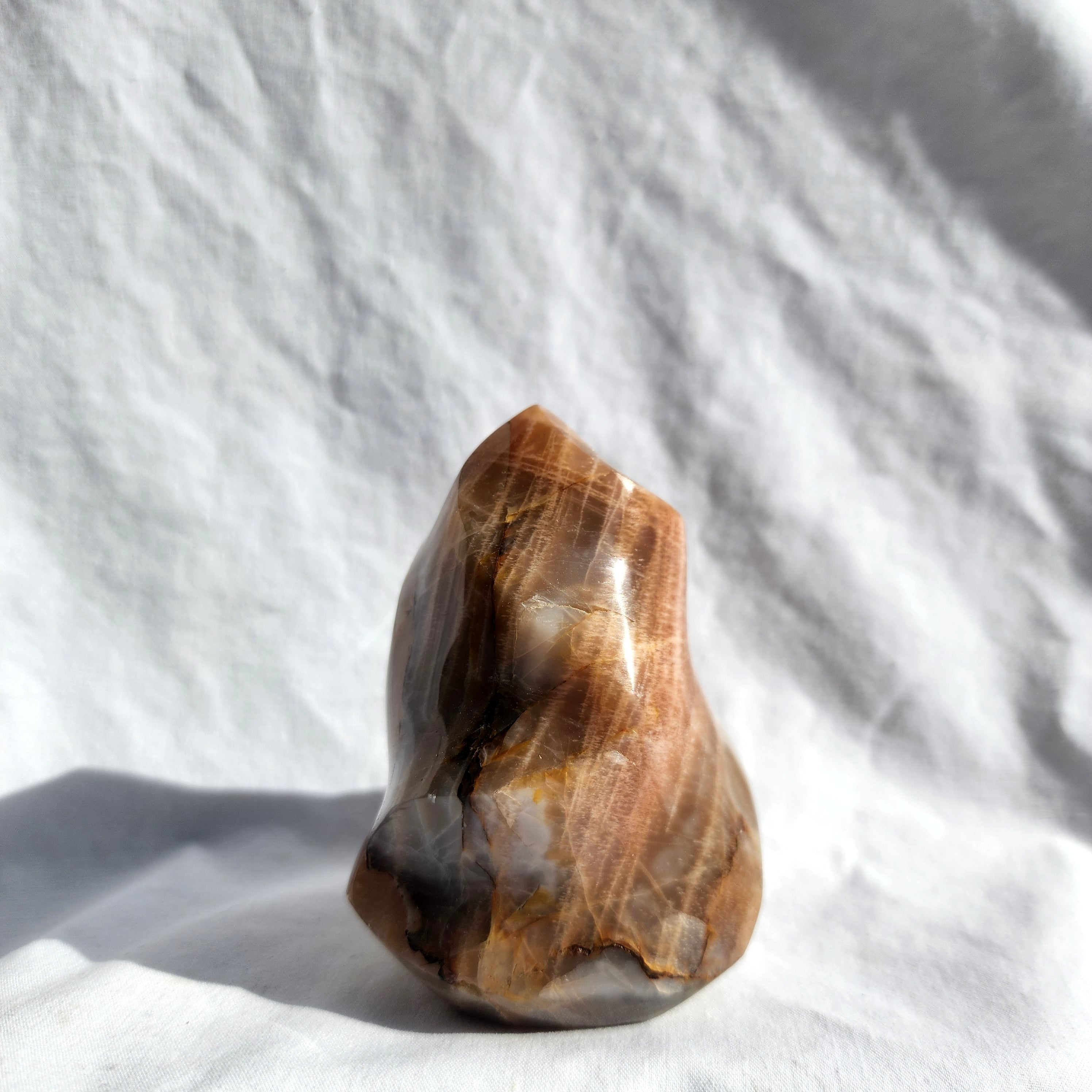 Peach Moonstone Flame