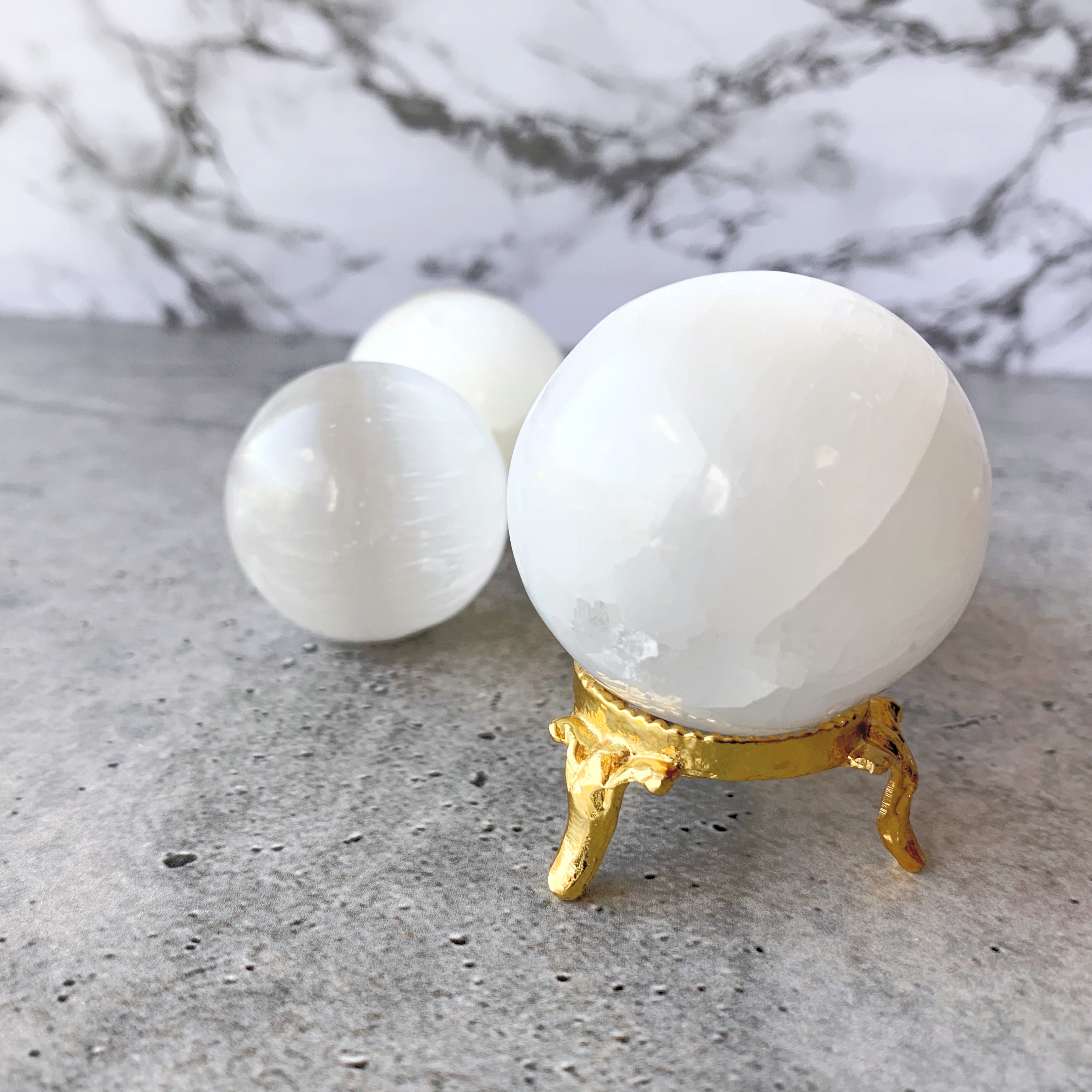 Selenite Sphere | Small