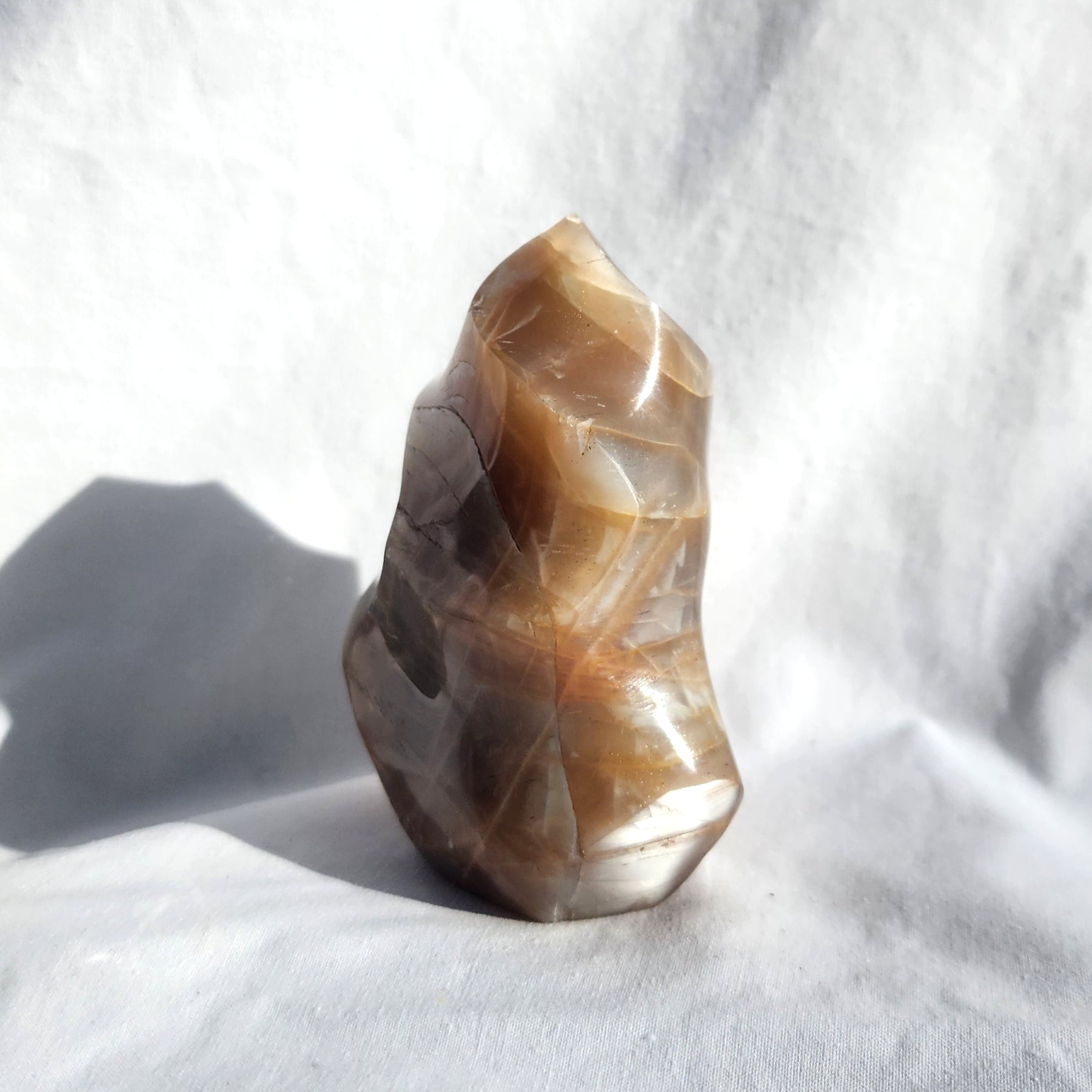 Peach Moonstone Flame