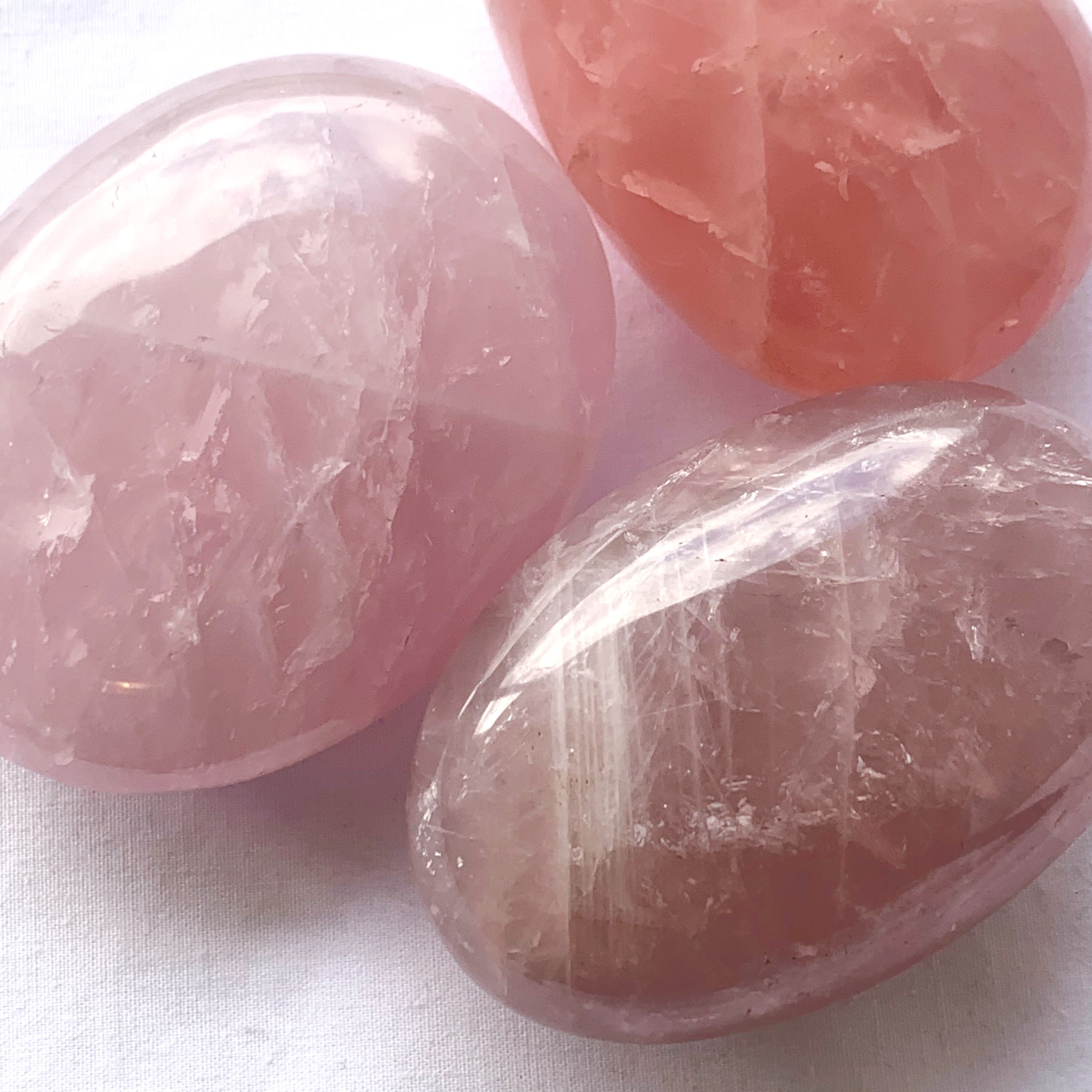 Rose Quartz Palmstone | X-Large