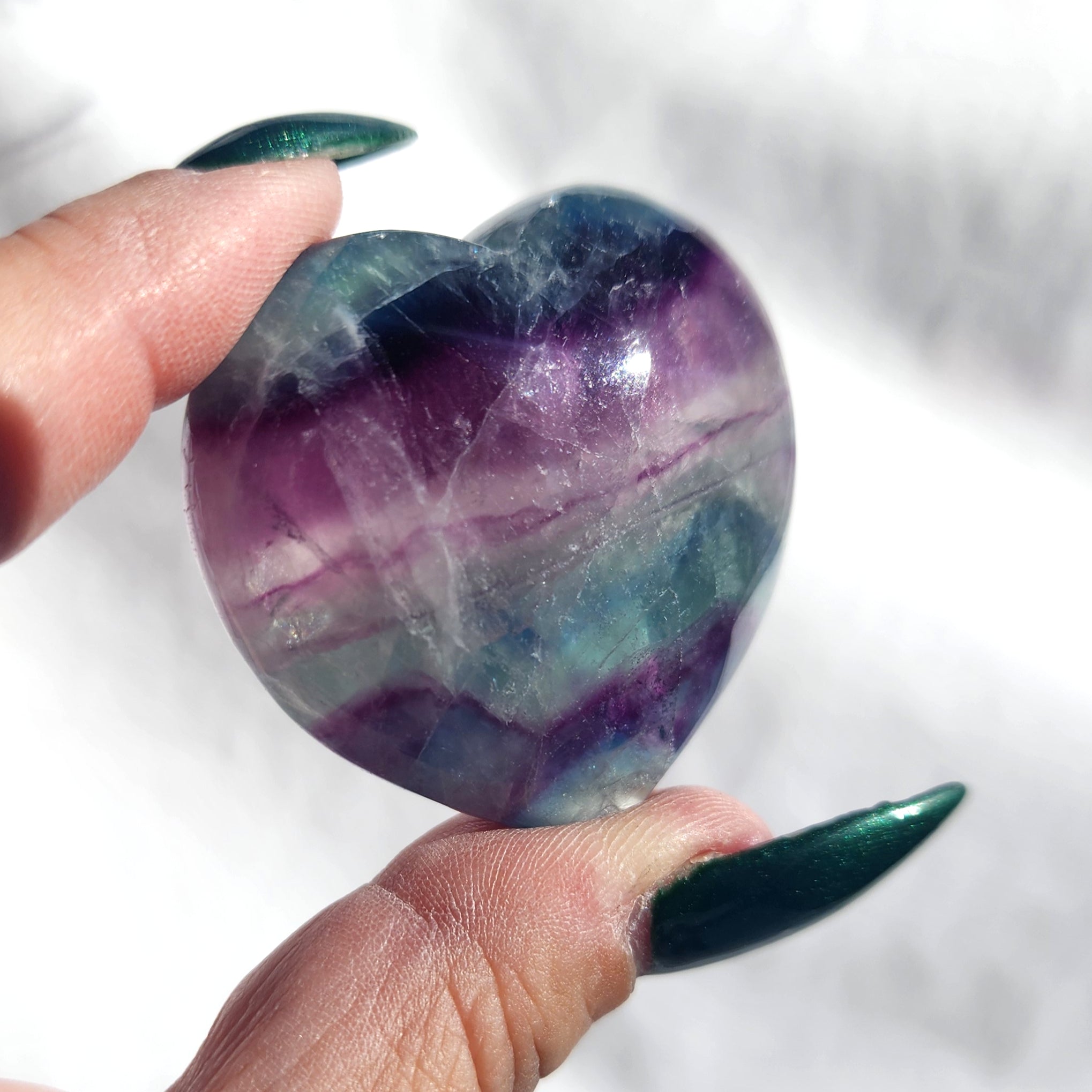 Fluorite Heart | Large