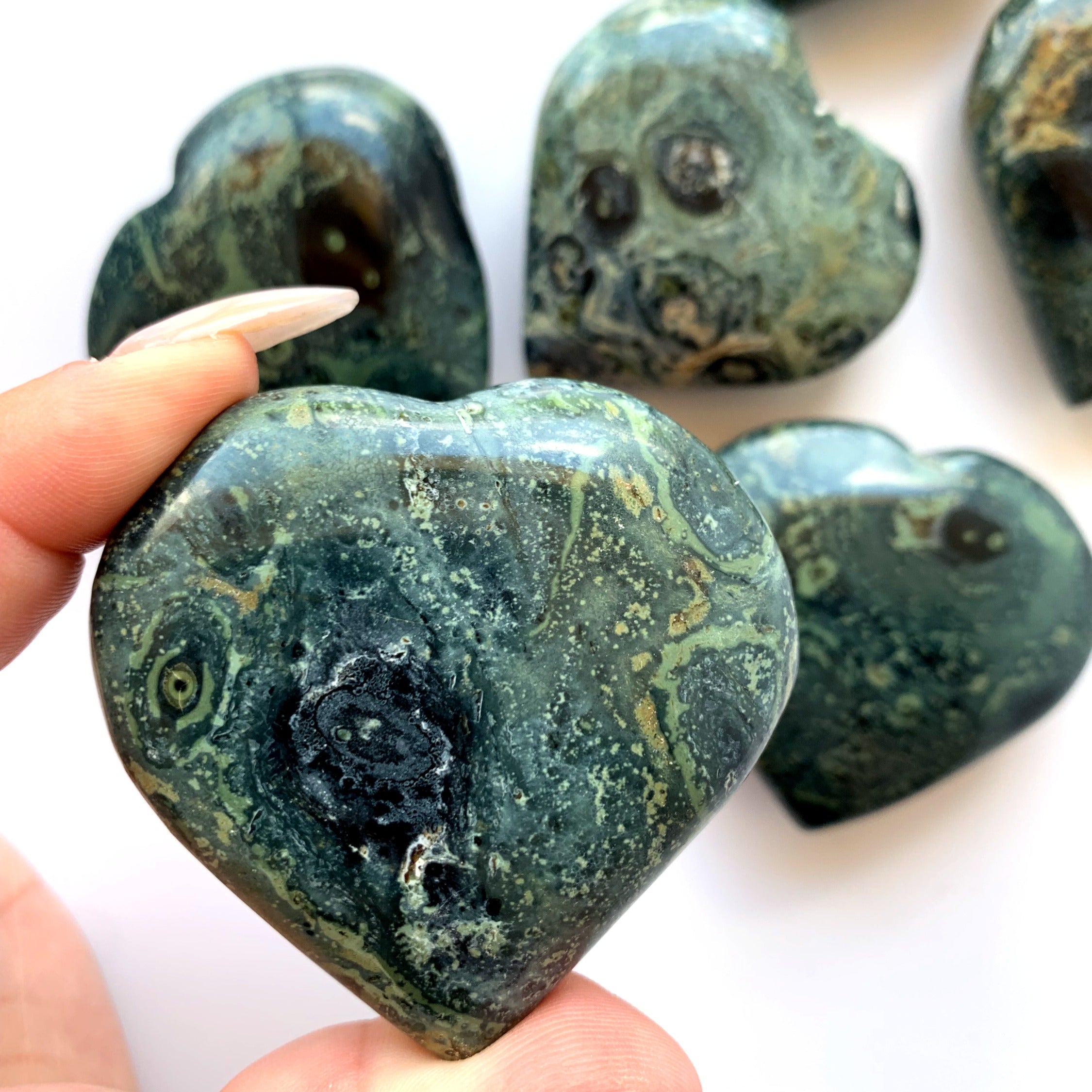 Kambaba Jasper Heart | Large