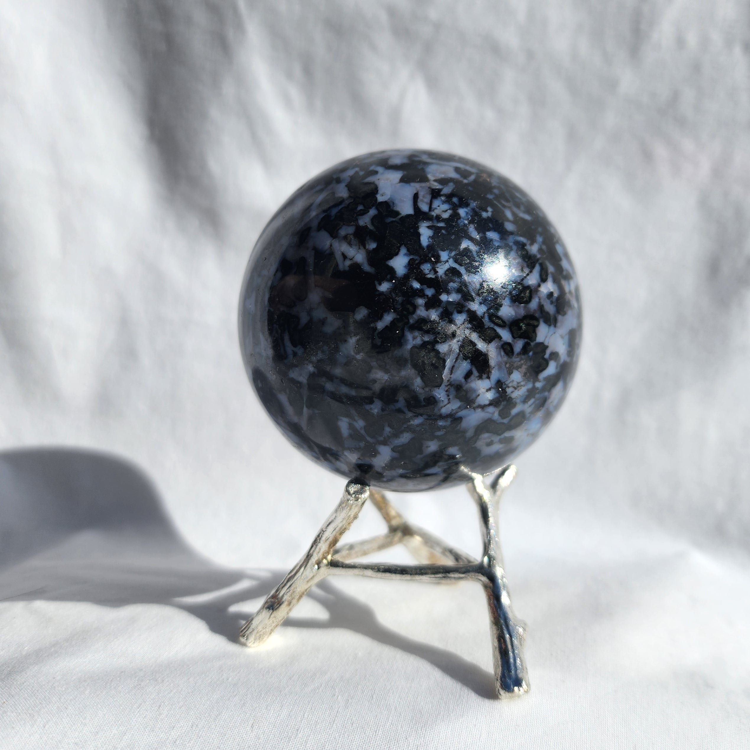 Indigo Gabbro (Mystic Merlinite) Sphere