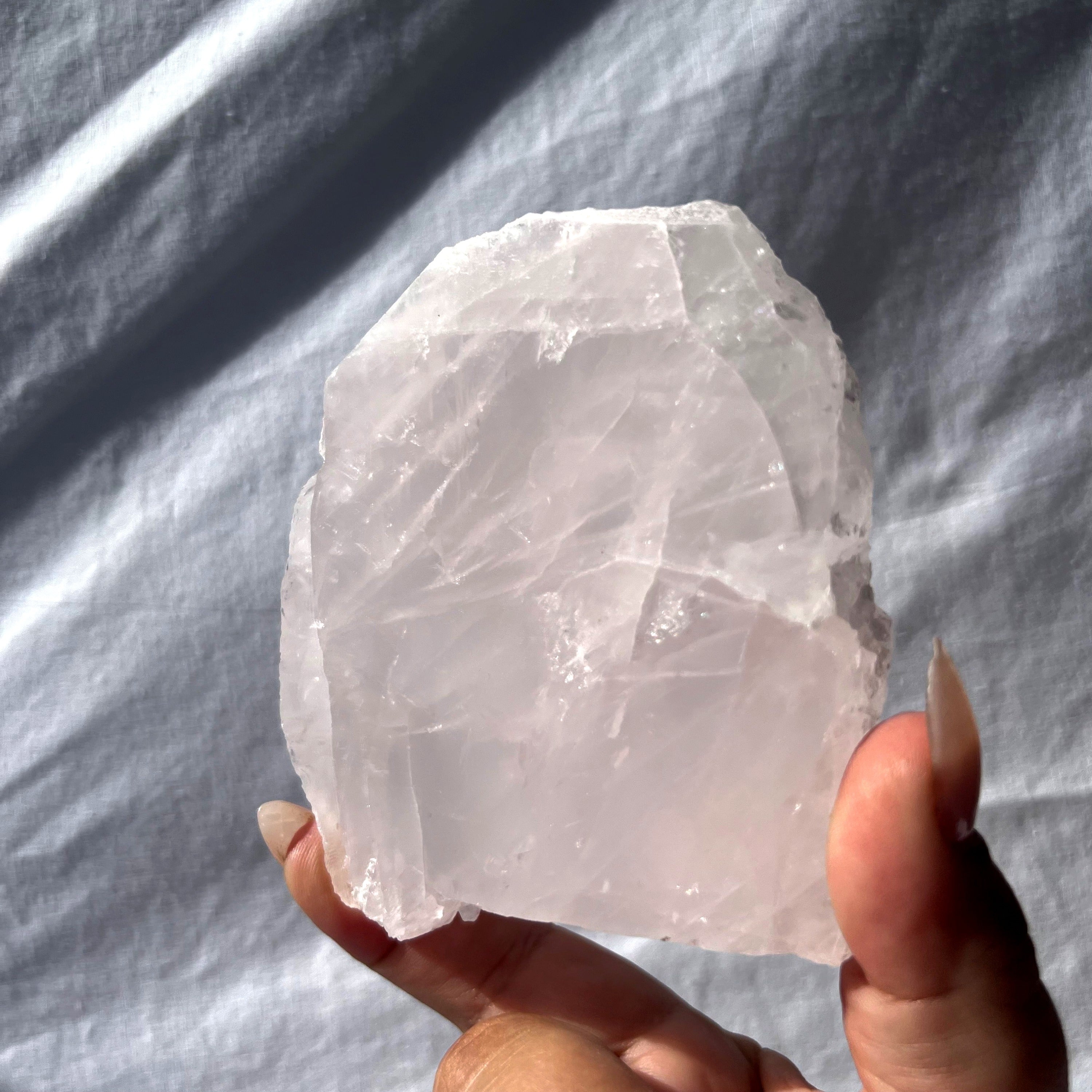 Rose Quartz Slice
