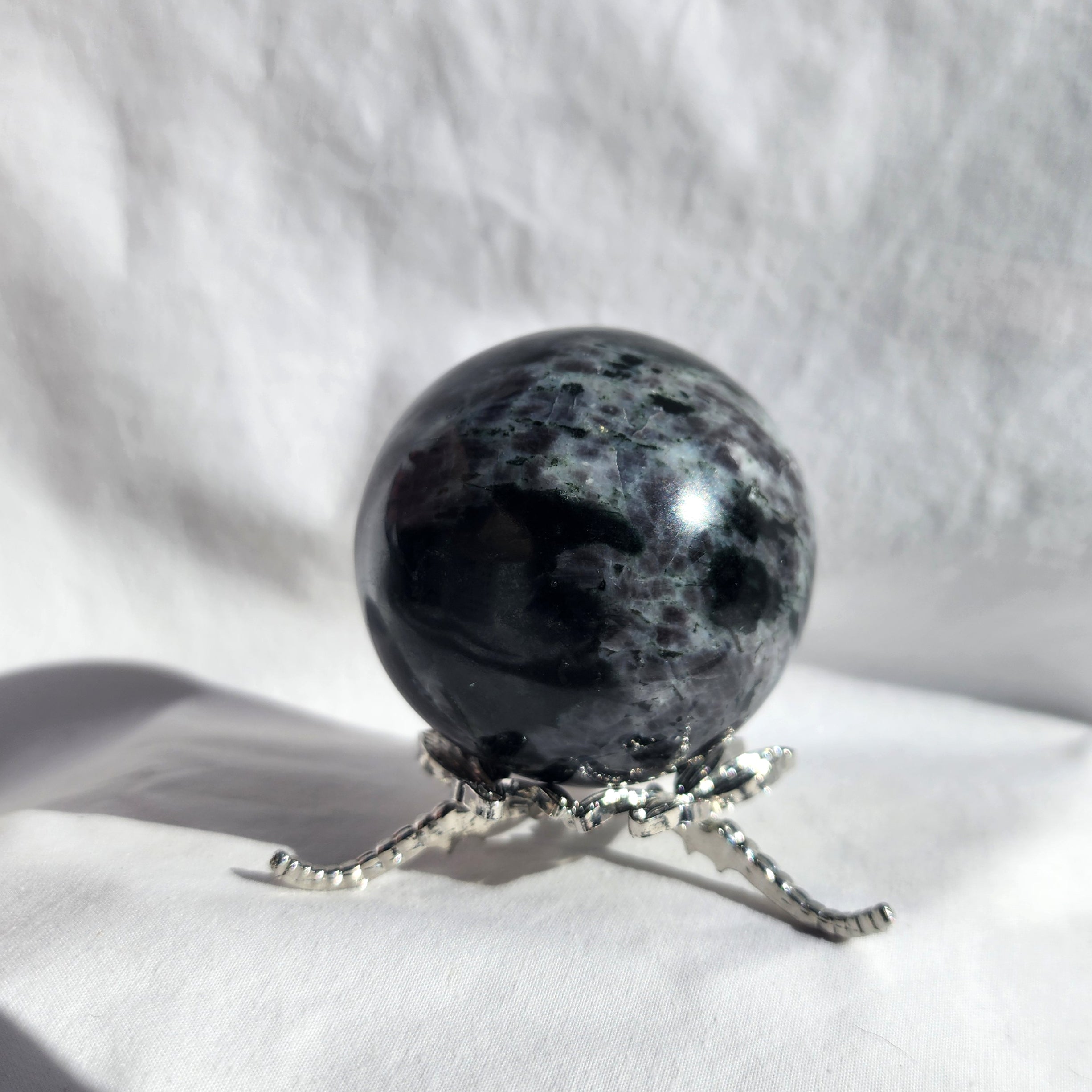 Indigo Gabbro (Mystic Merlinite) Sphere