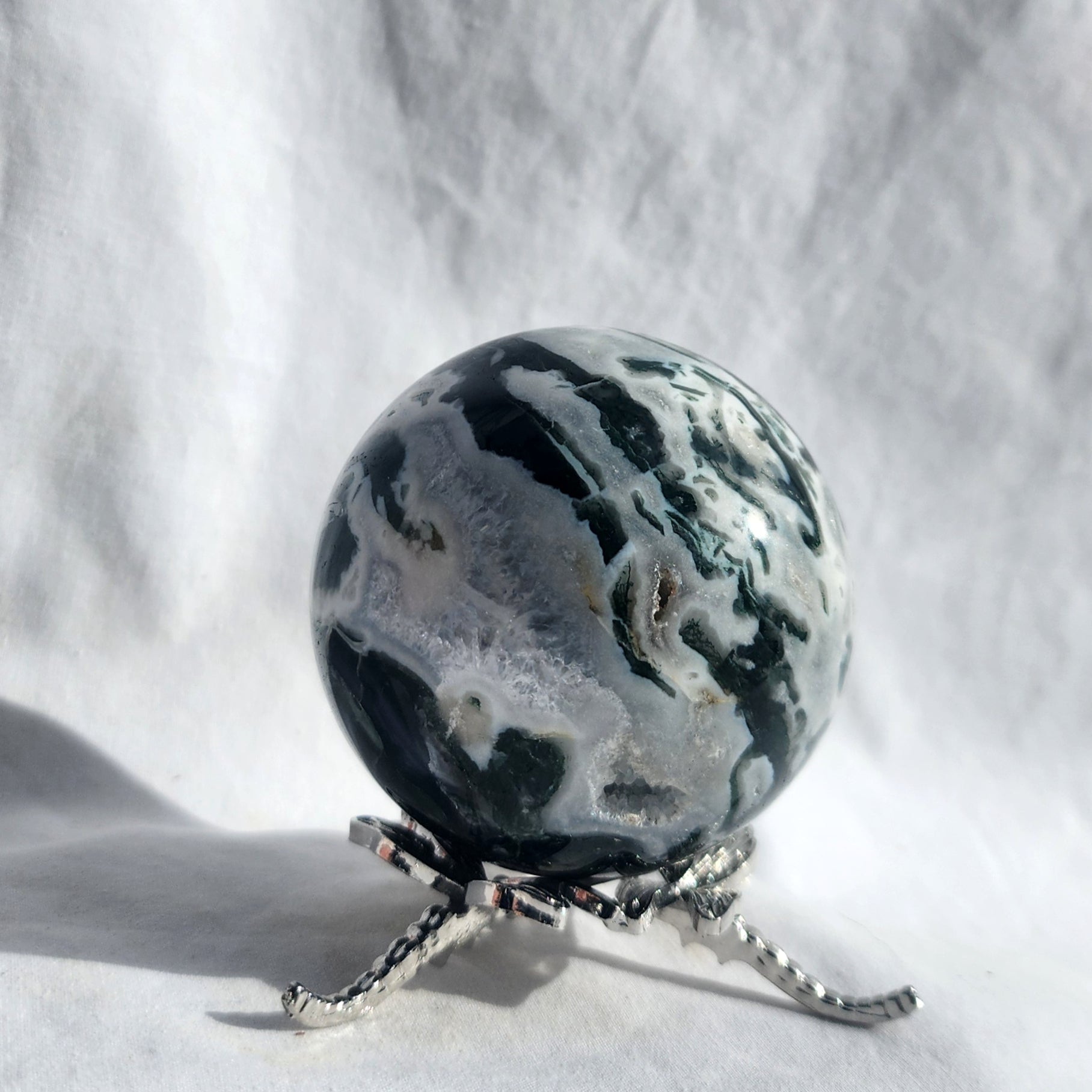 Tree Agate Sphere