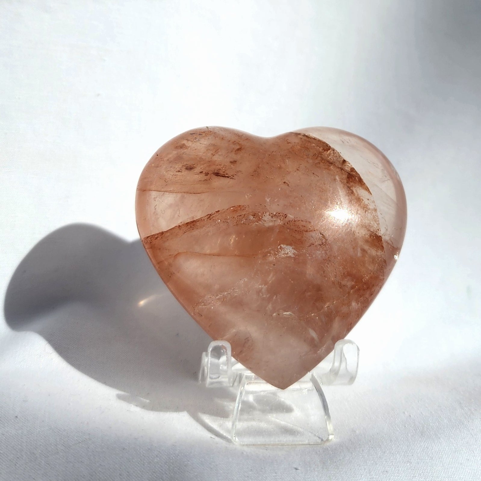 Fire Quartz Heart
