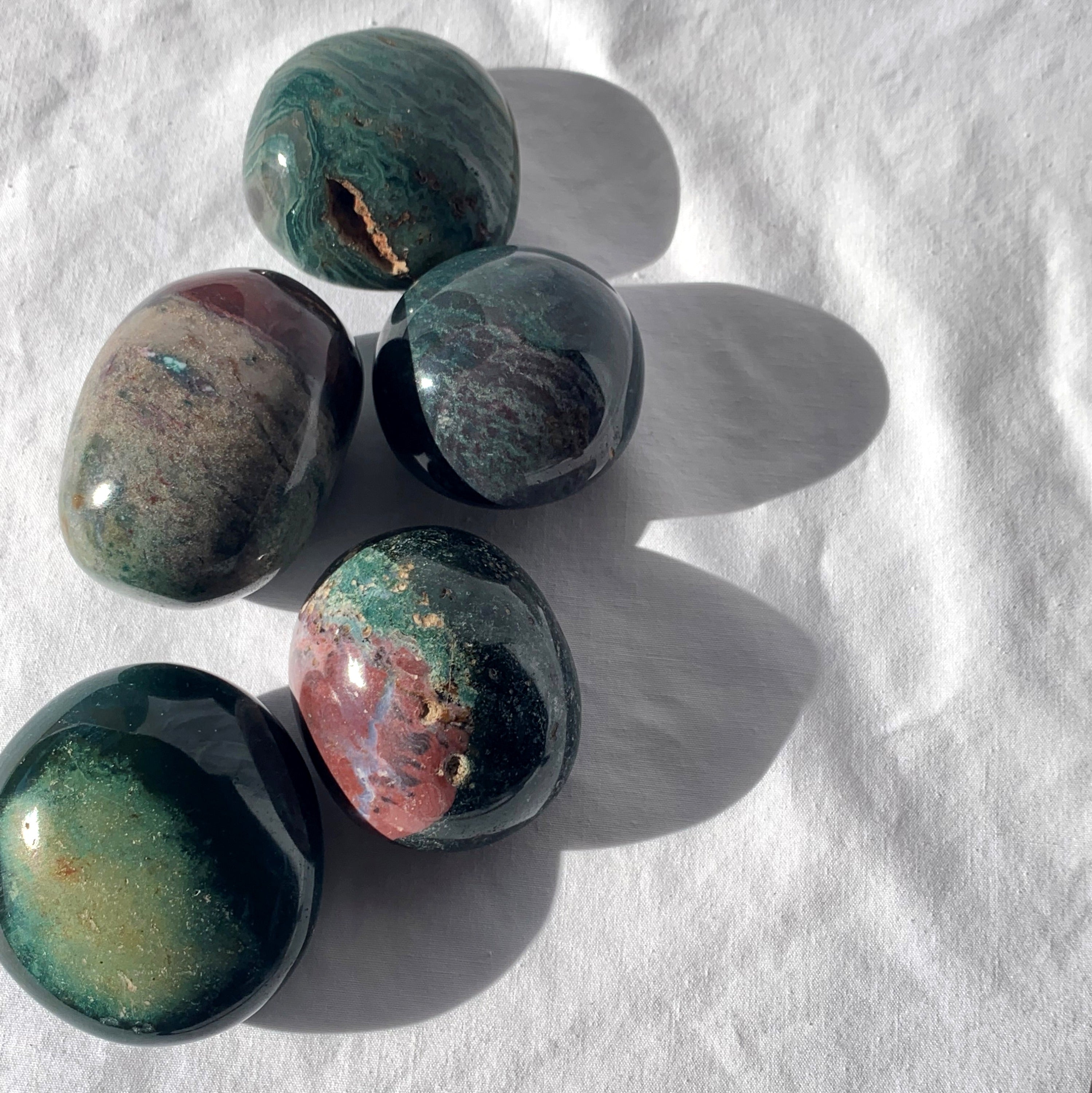 Ocean Jasper Palm Stone