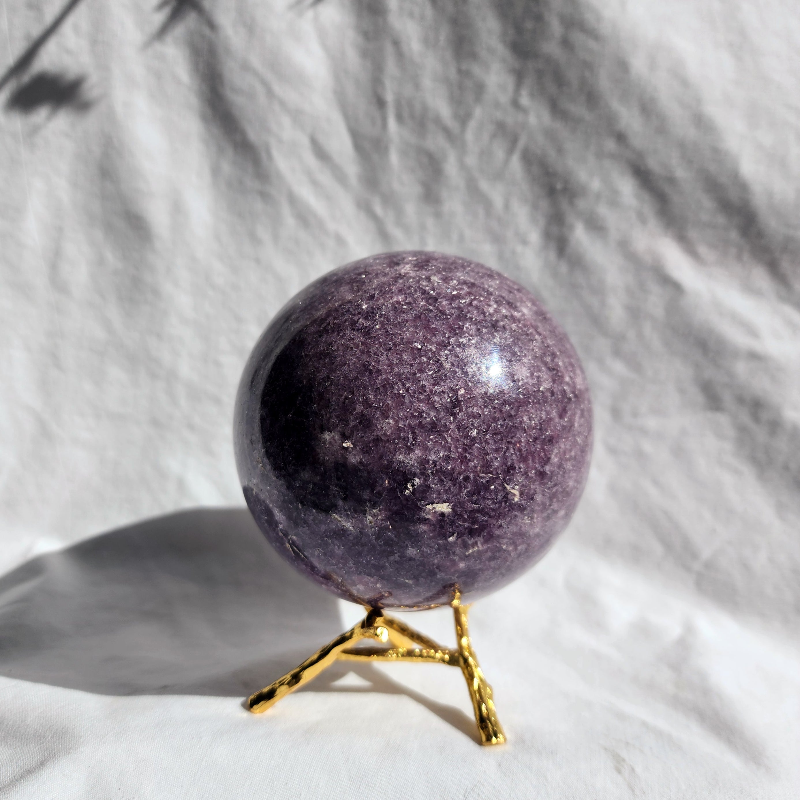 Lepidolite Sphere