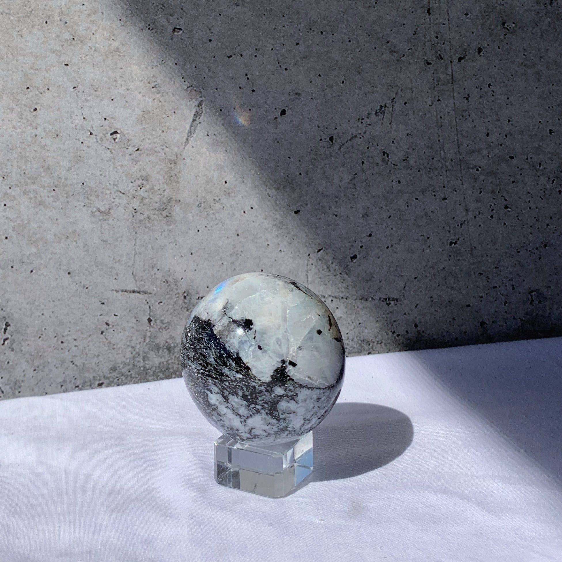 Rainbow Moonstone Sphere