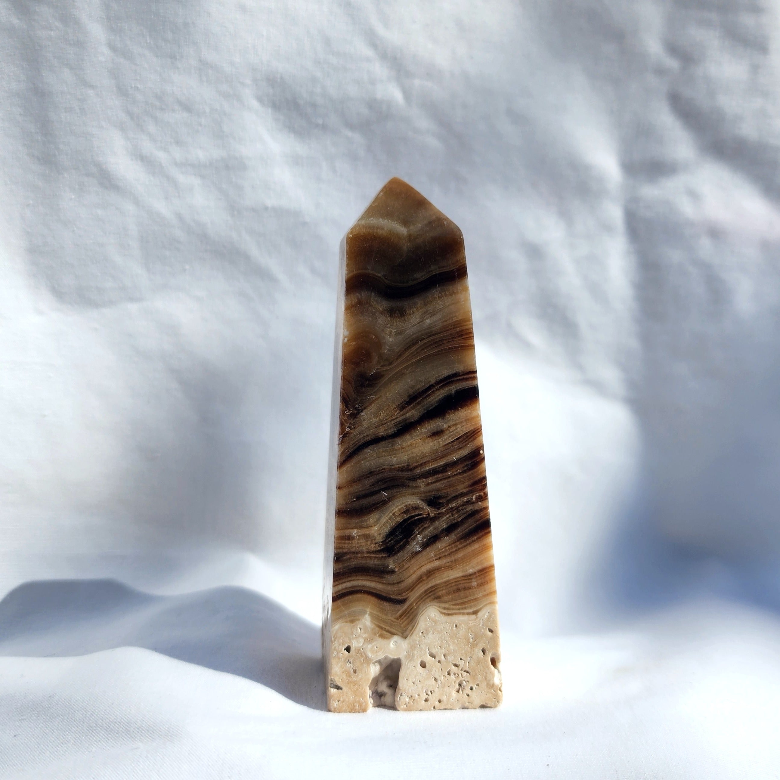 Chocolate Calcite aka Brown Aragonite Point