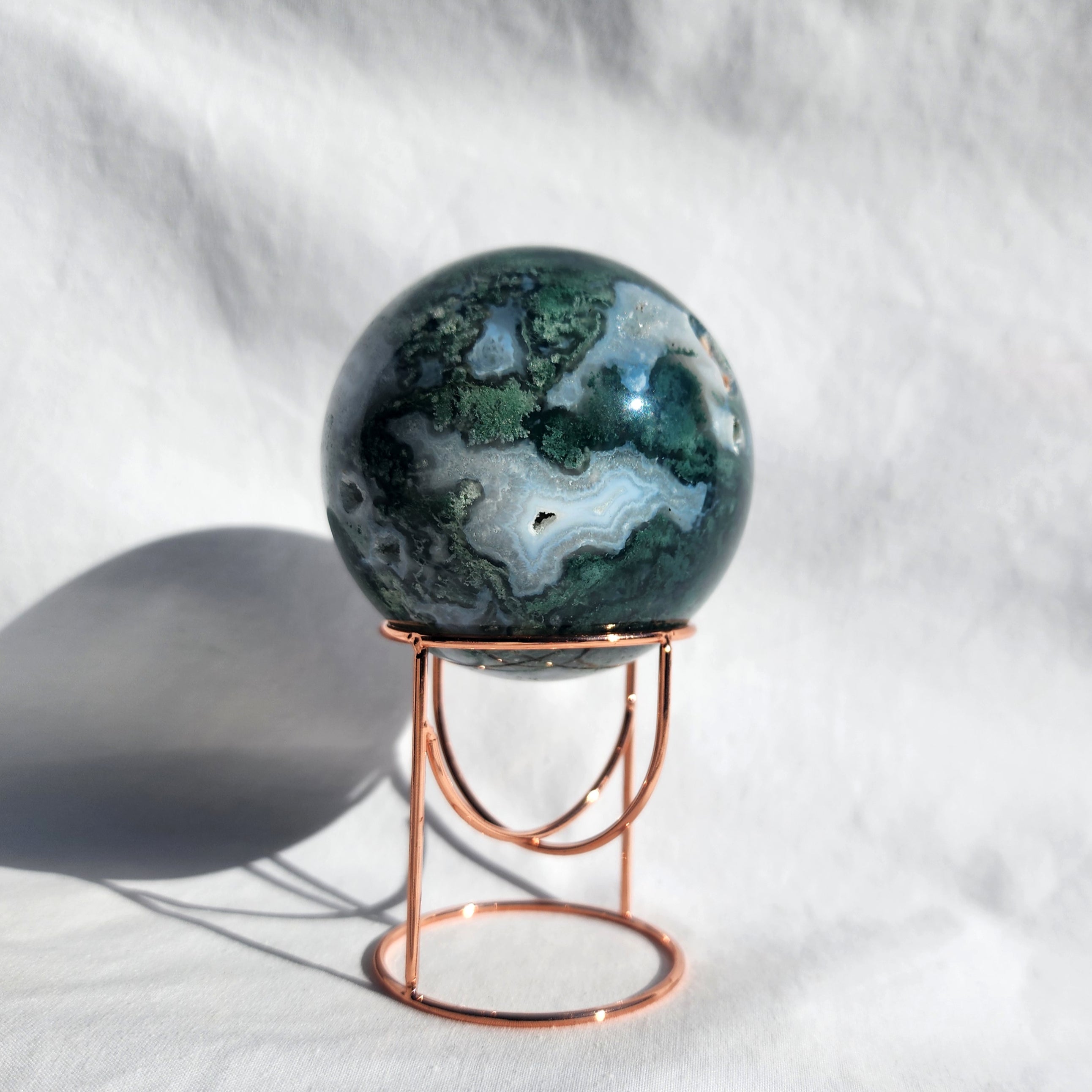 Moss Agate Sphere