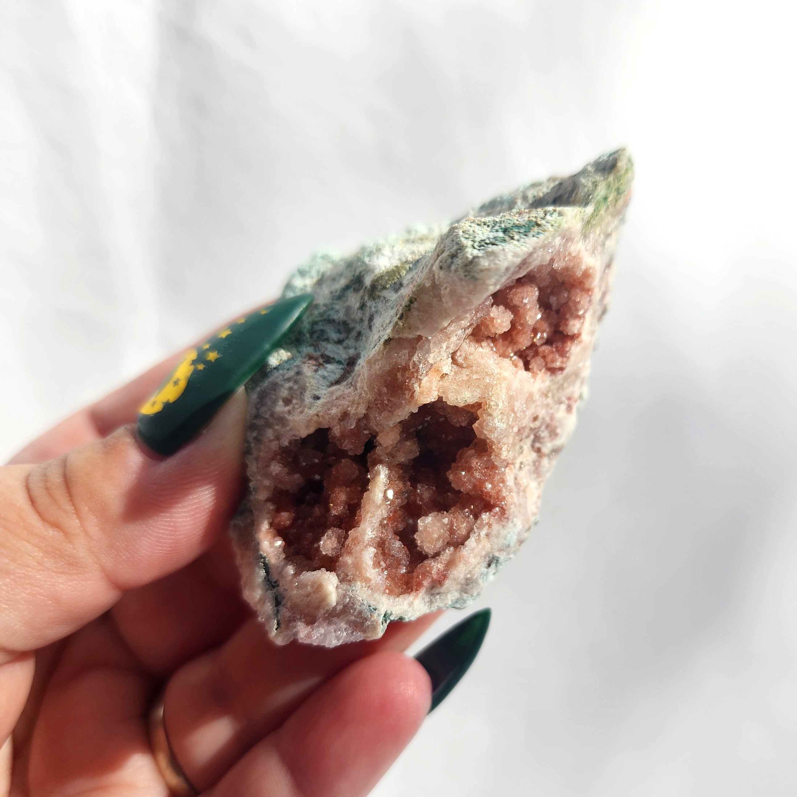 Pink Amethyst Raw Druzy Cluster