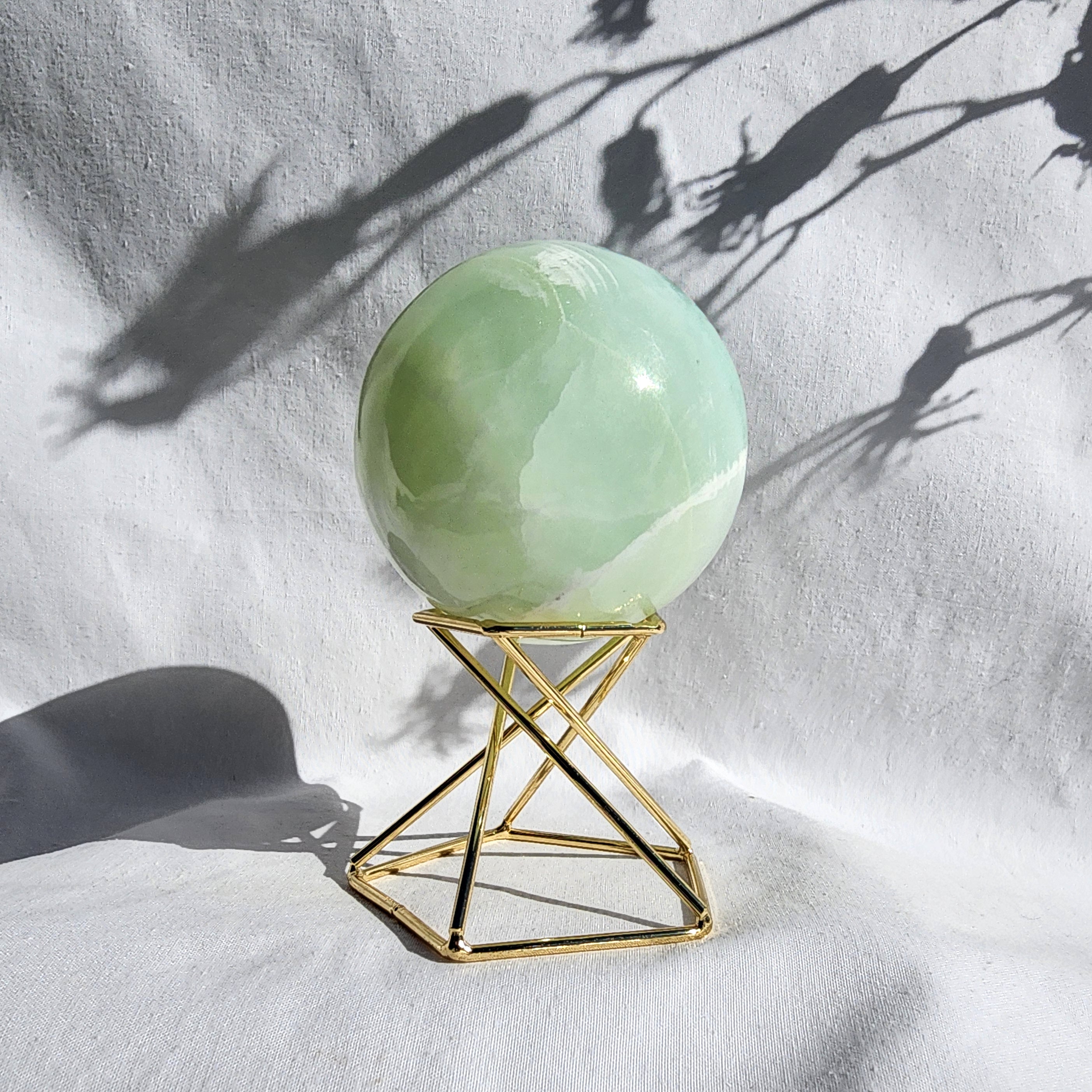 Pistachio Calcite Sphere