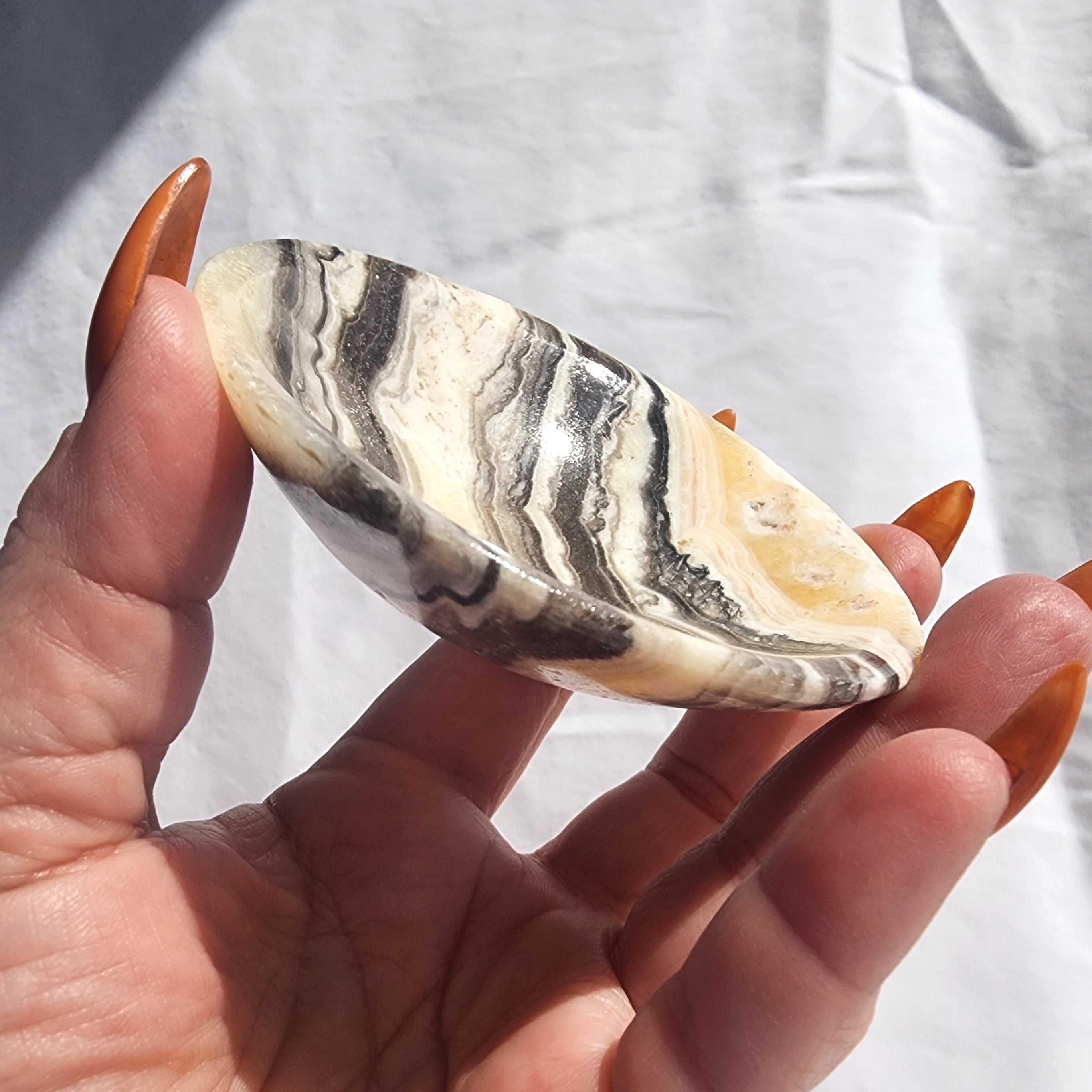 Zebra Onyx Trinket Bowl