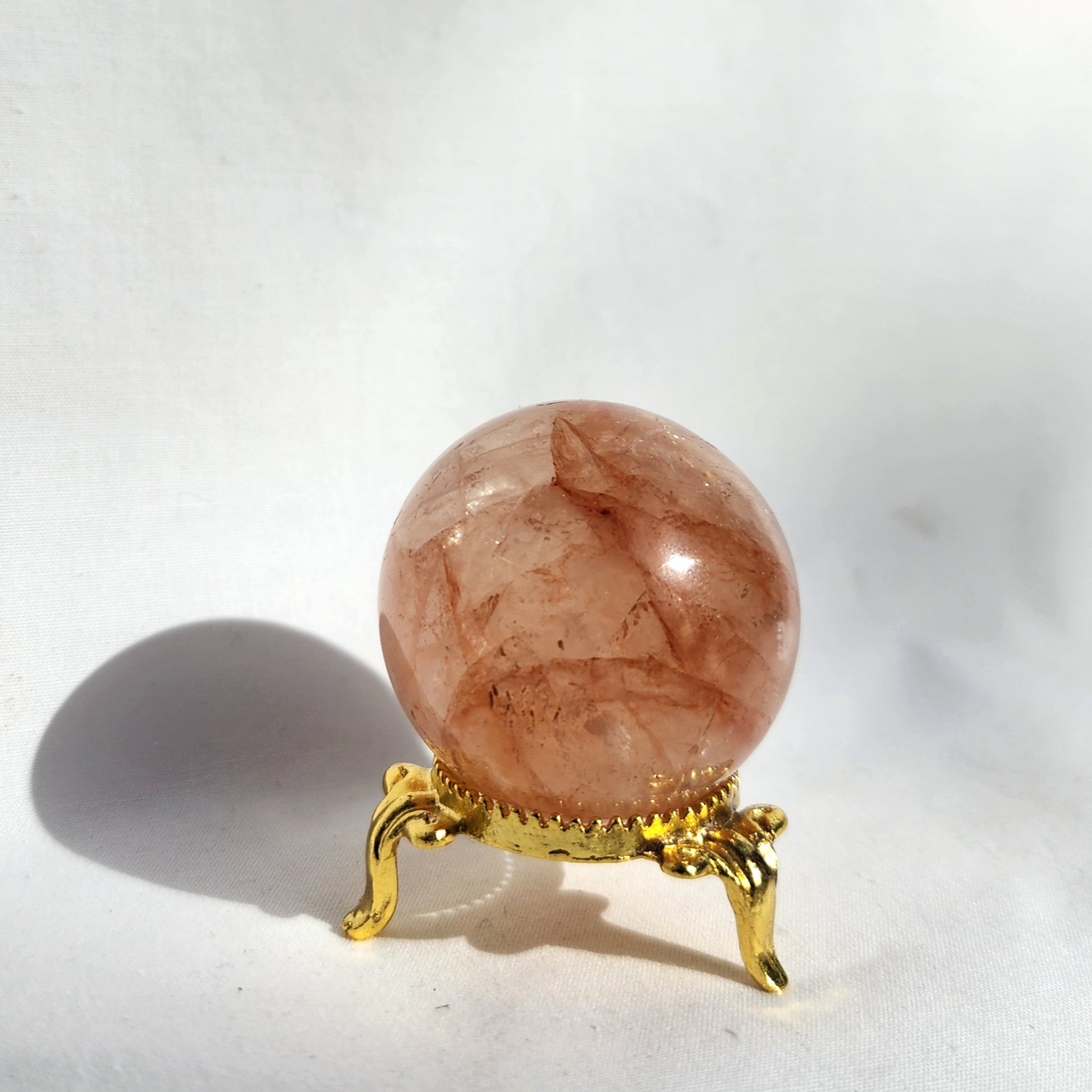 Fire Quartz Sphere