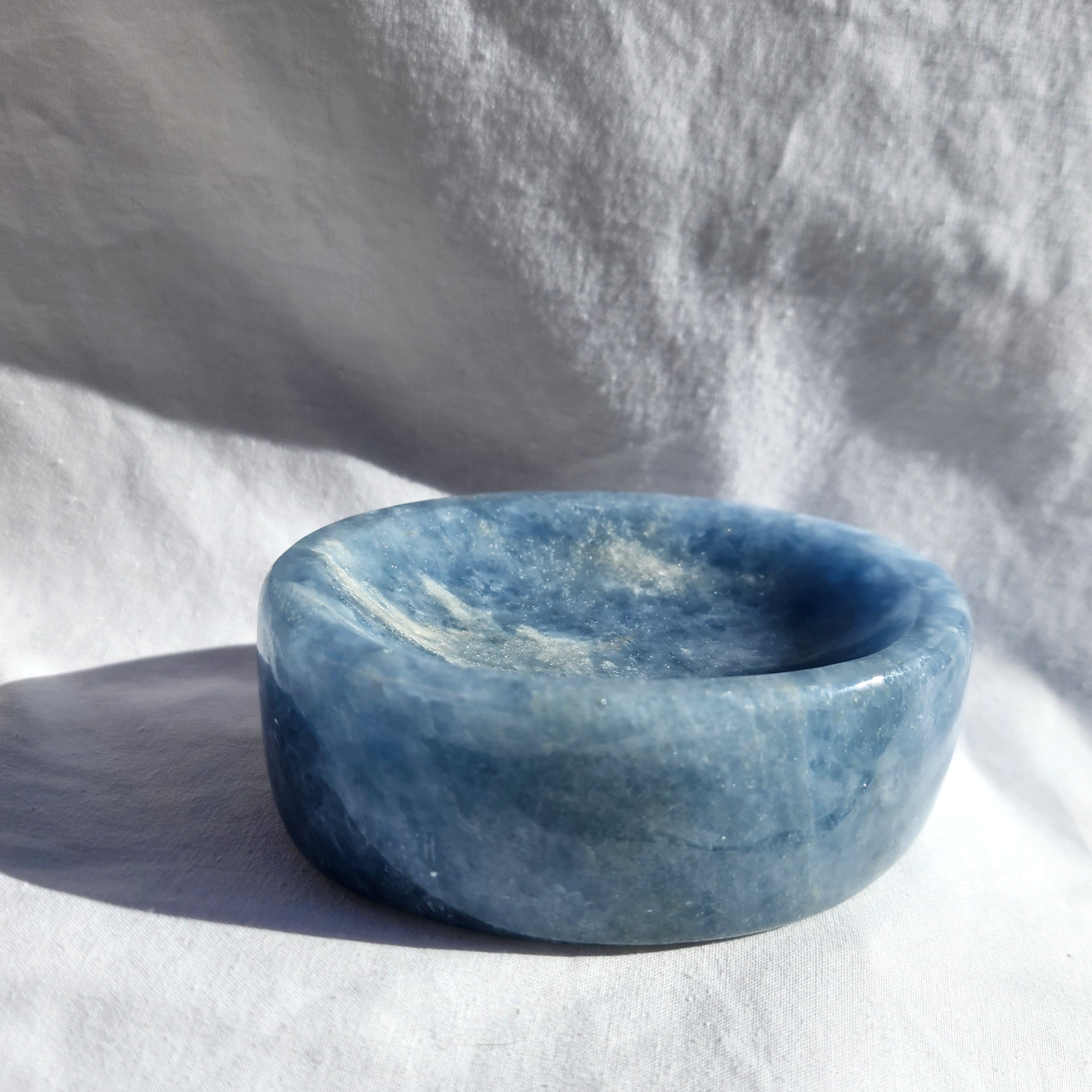 Blue Calcite Dish