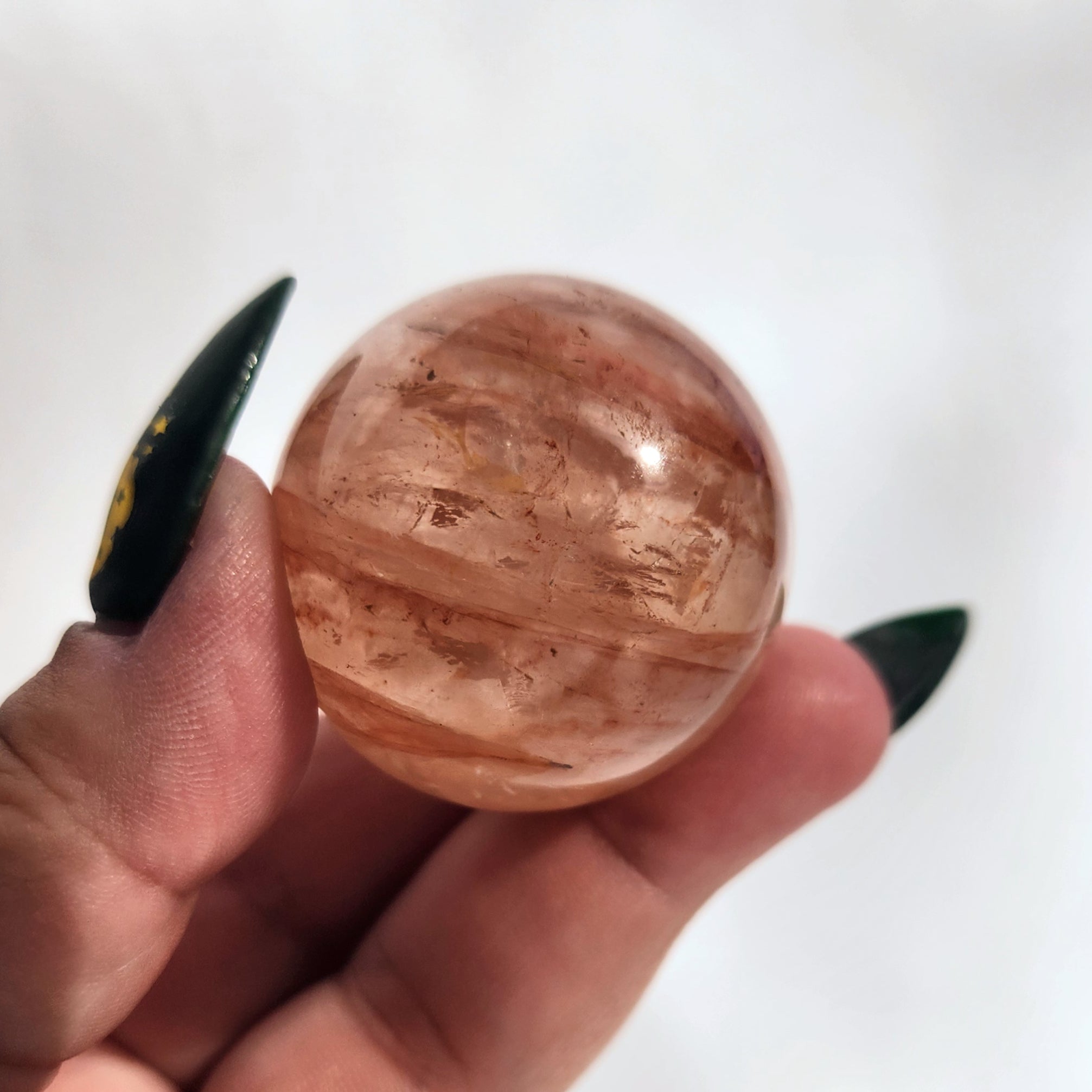 Fire Quartz Sphere