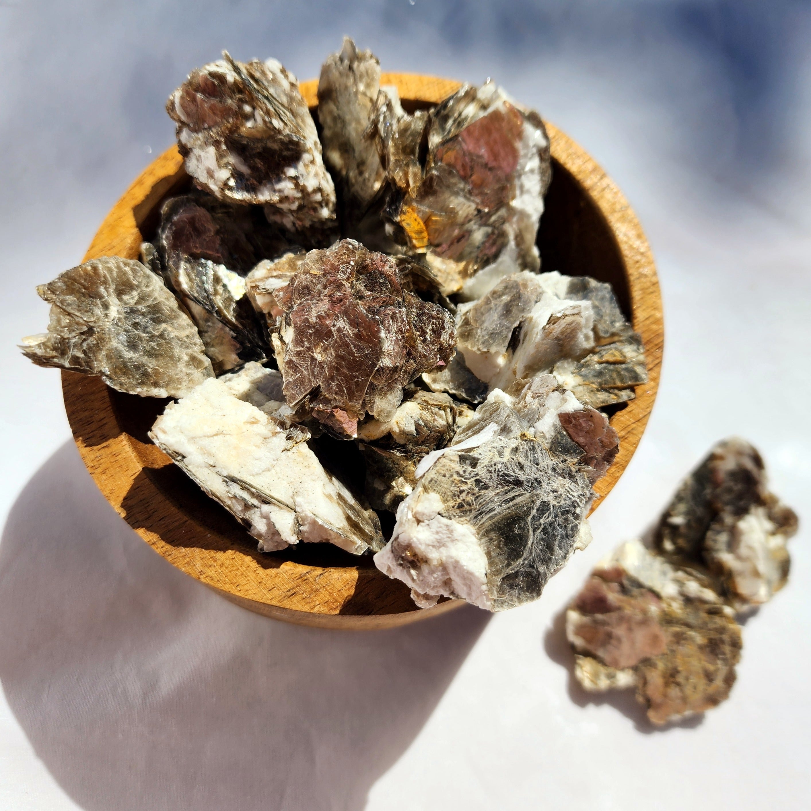 Golden Mica (aka Muscovite) Clusters