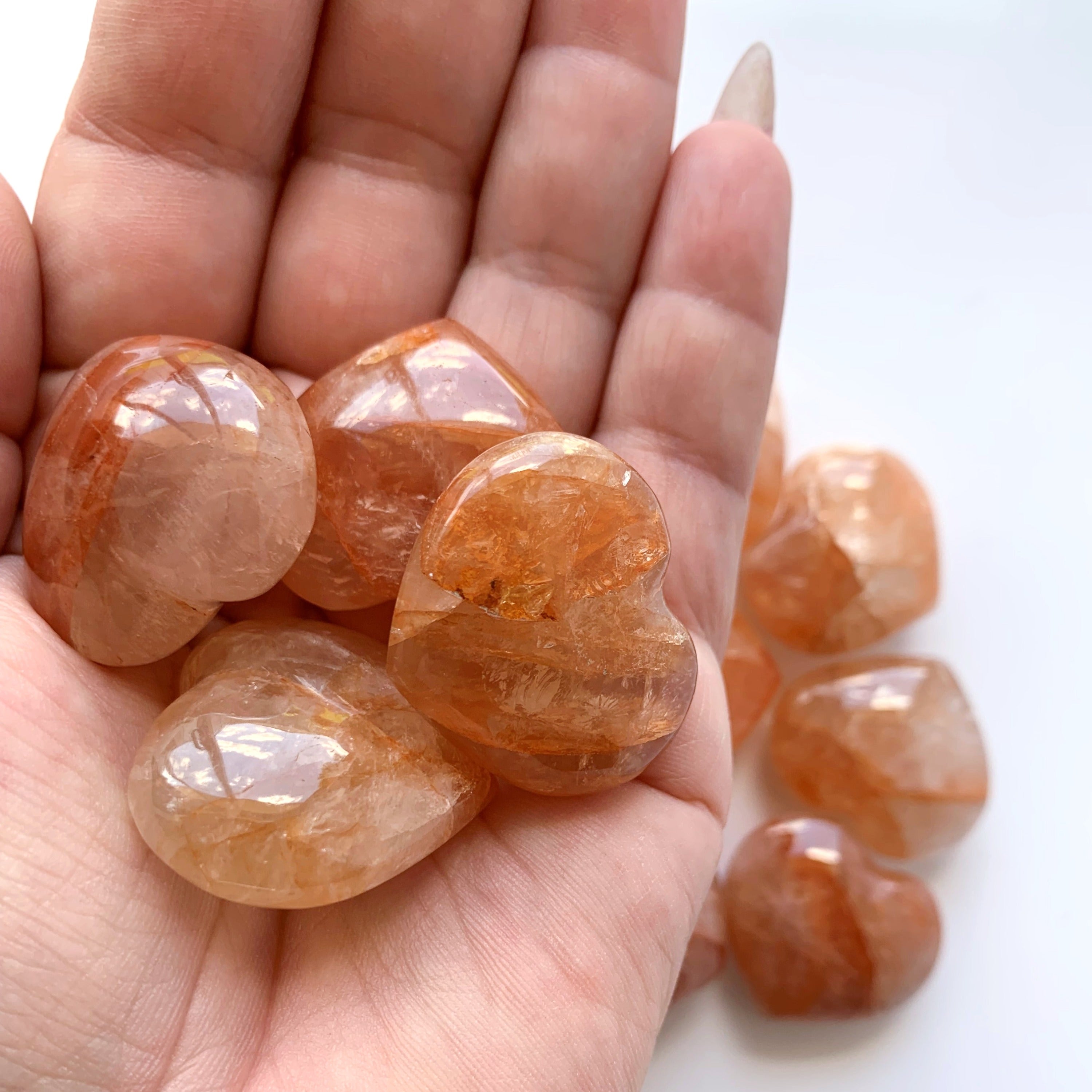 Fire Quartz Heart | Small