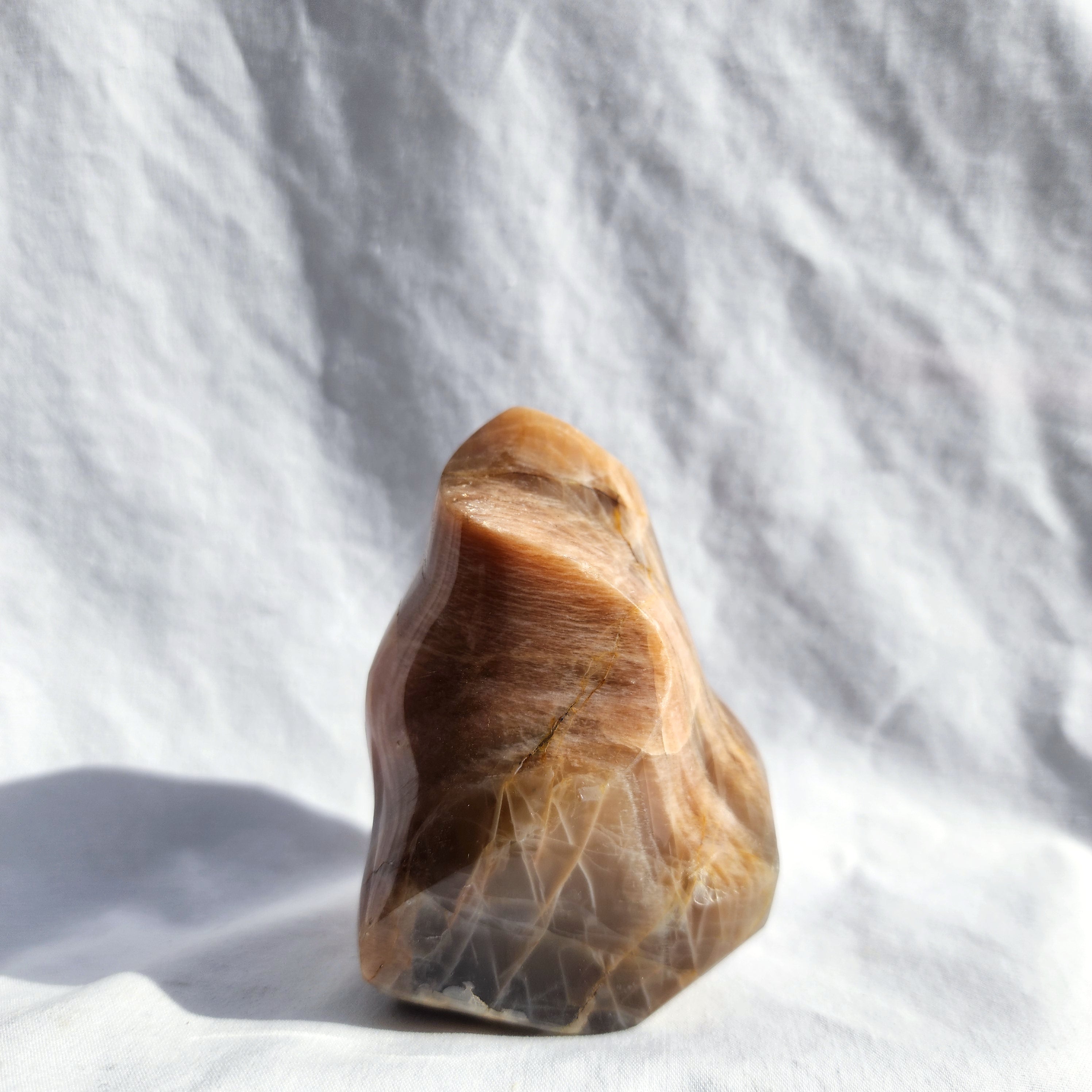 Peach Moonstone Flame