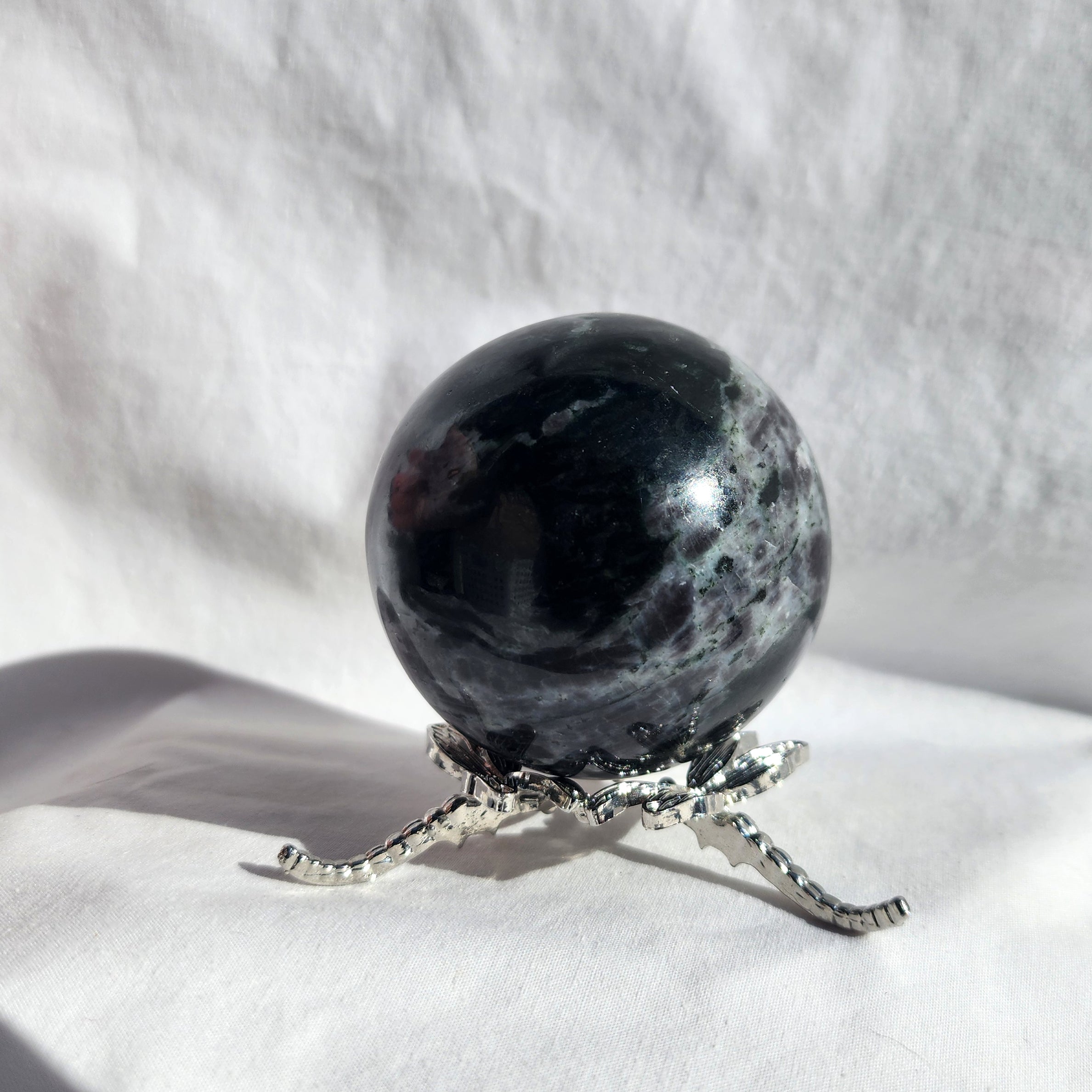 Indigo Gabbro (Mystic Merlinite) Sphere