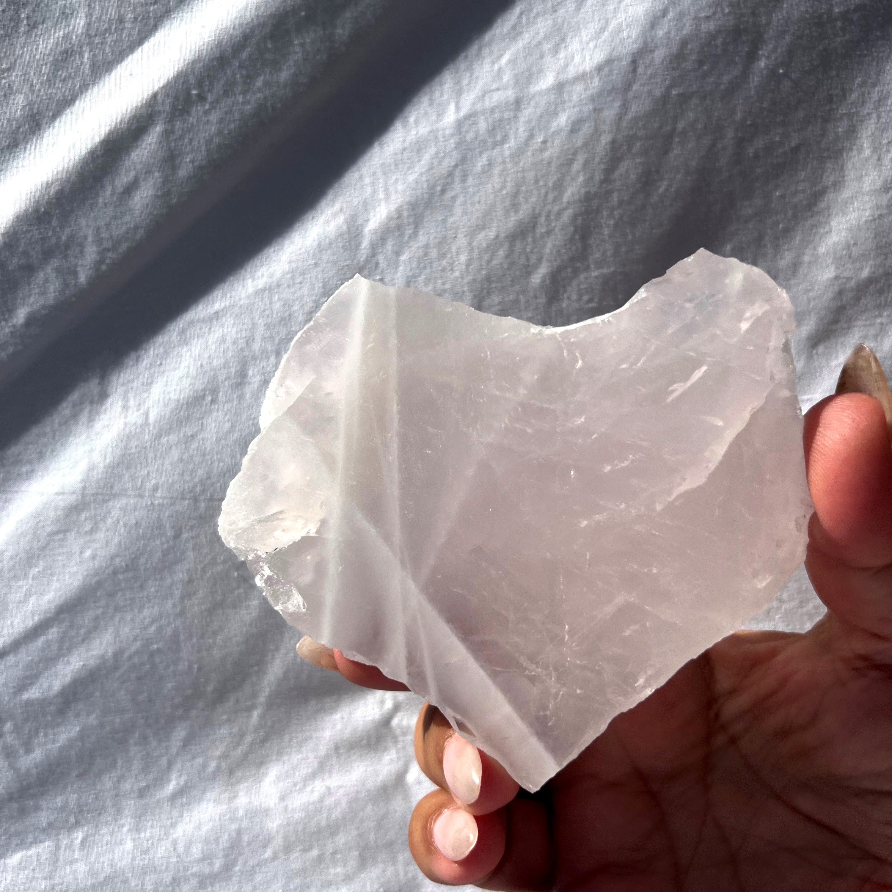 Rose Quartz Slice