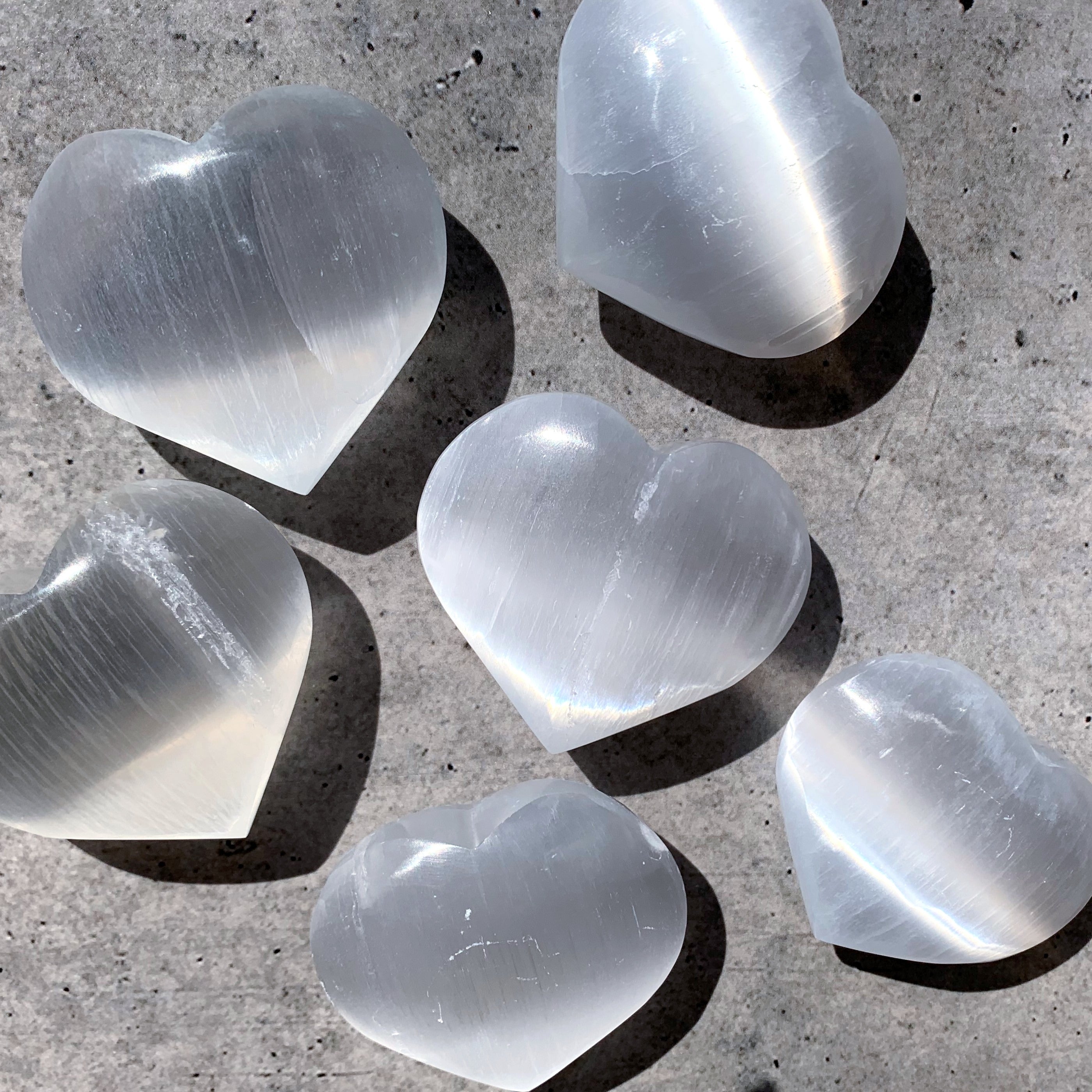 Selenite Heart | Medium