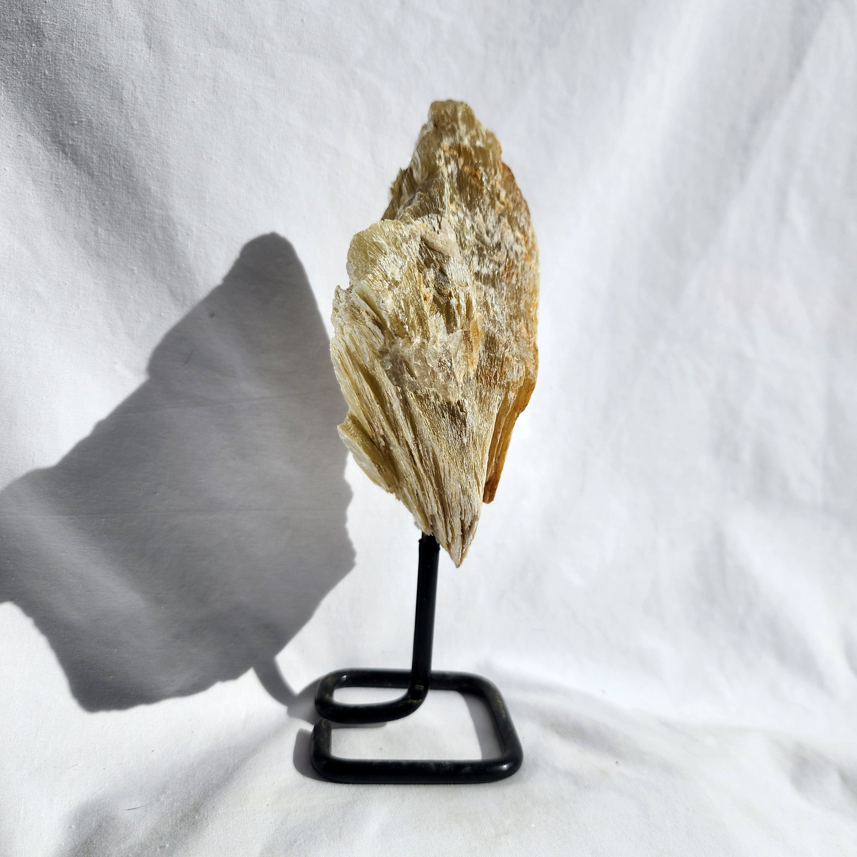 Golden Mica aka Muscovite on Stand