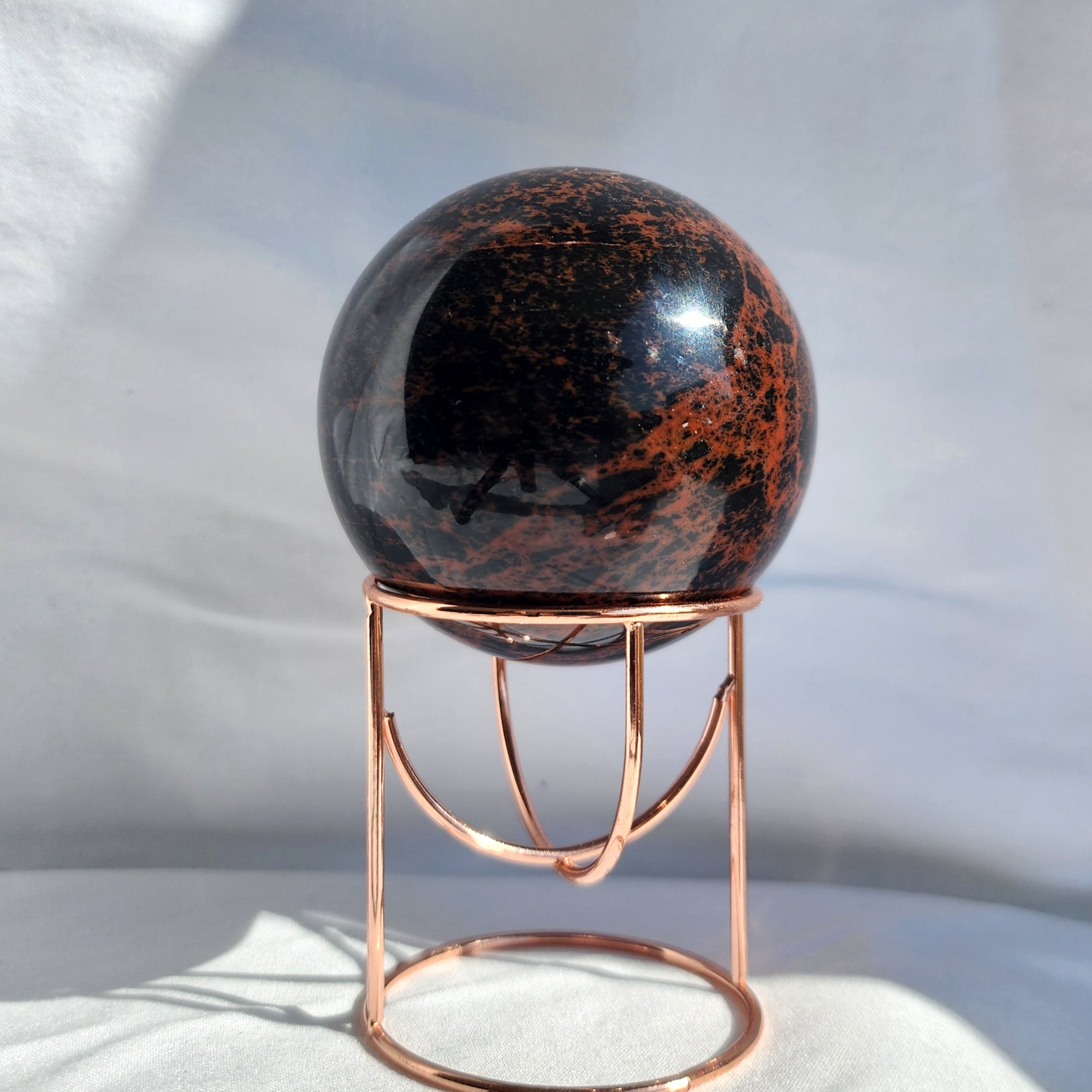 Mahogany Obsidian Sphere