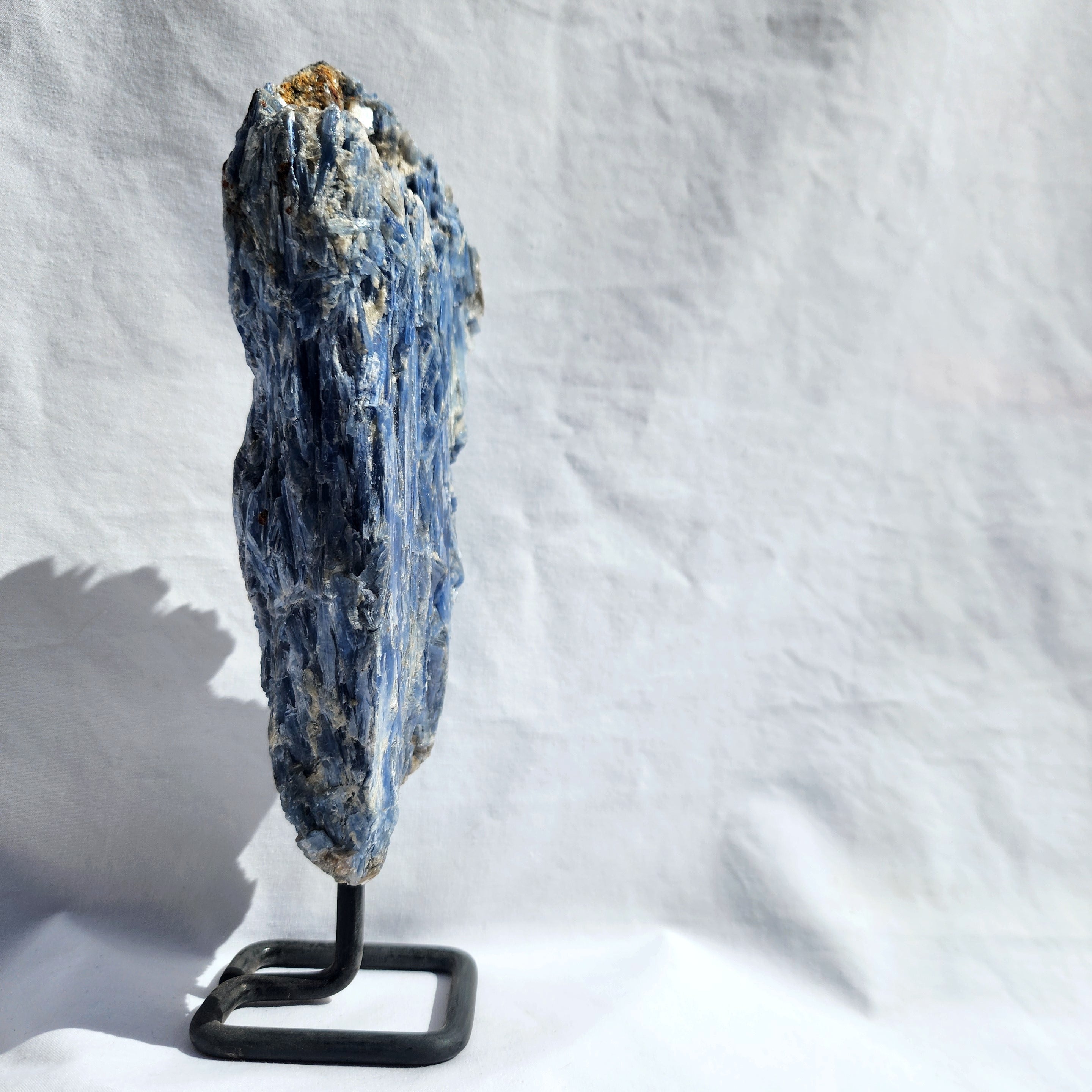 Blue Kyanite Cluster on Stand