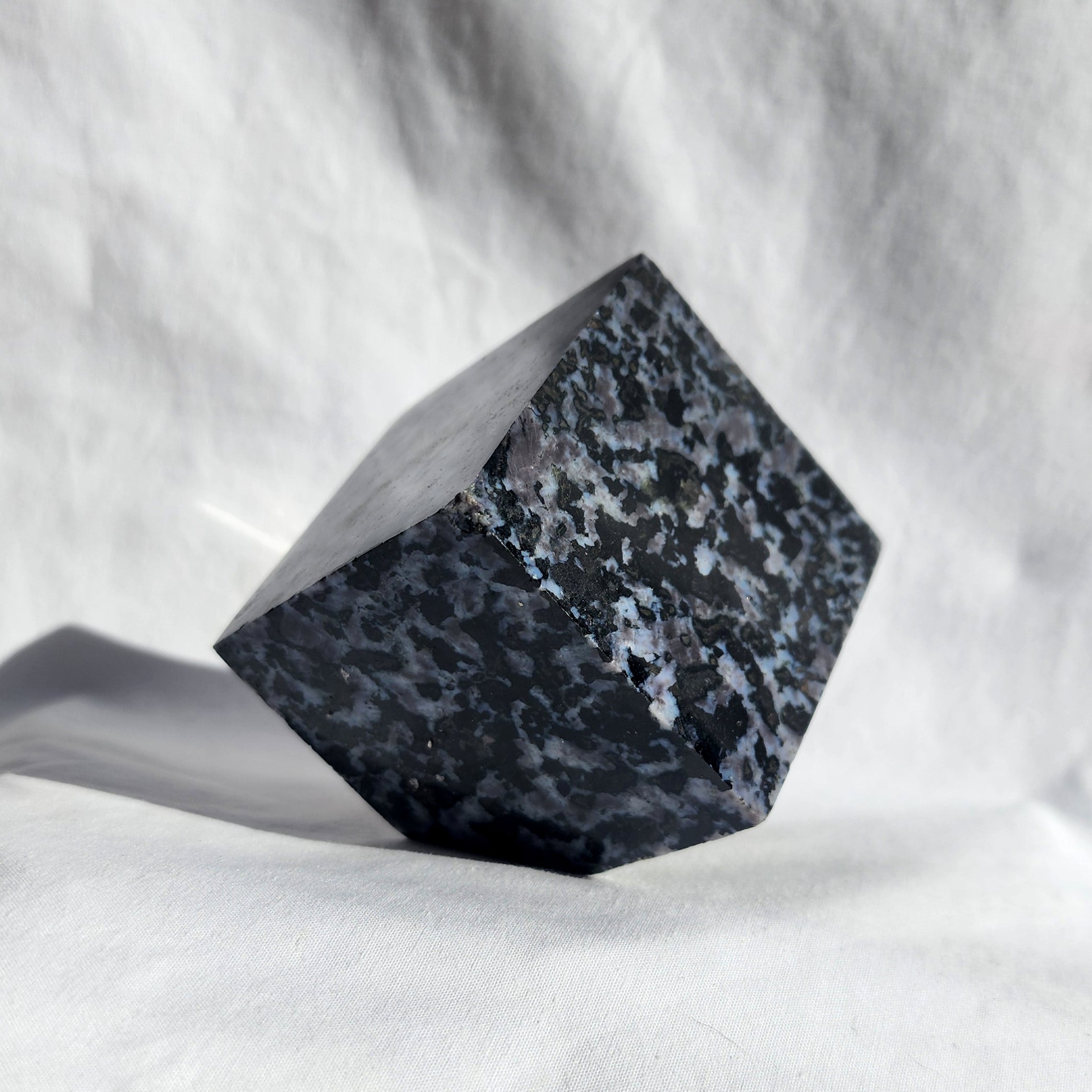 Indigo Gabbro (Mystic Merlinite) Cube