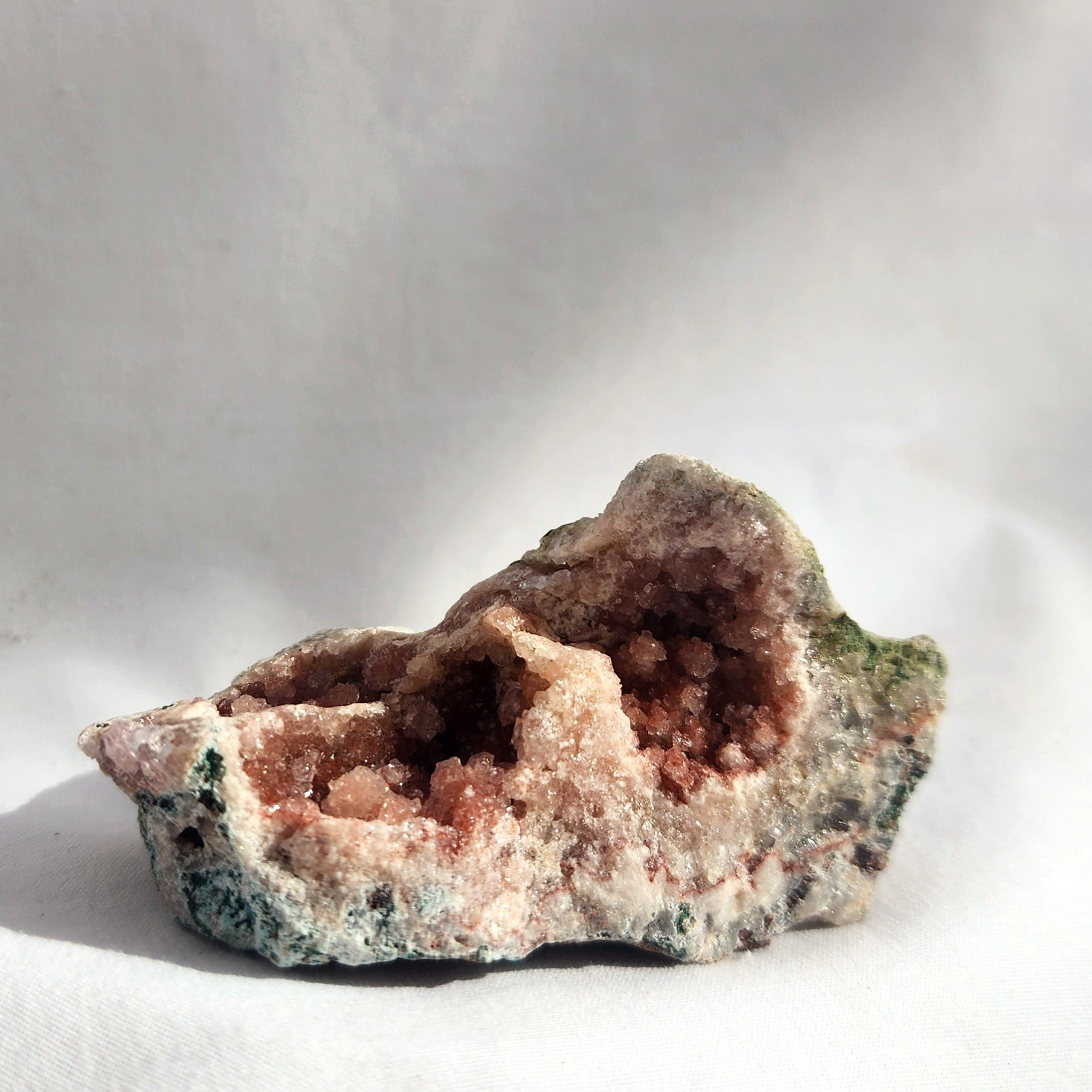 Pink Amethyst Raw Druzy Cluster