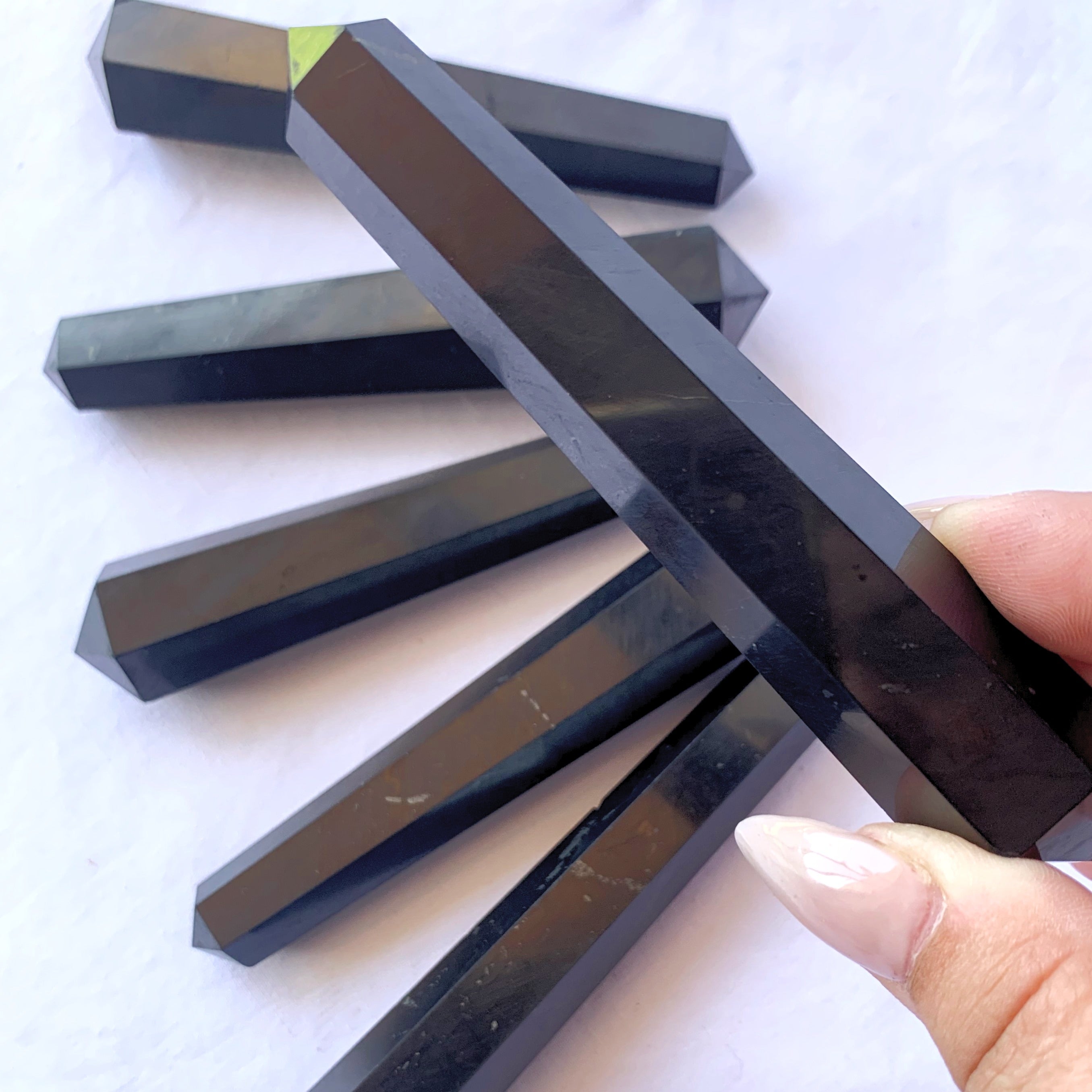 Shungite Double Terminated Vogel