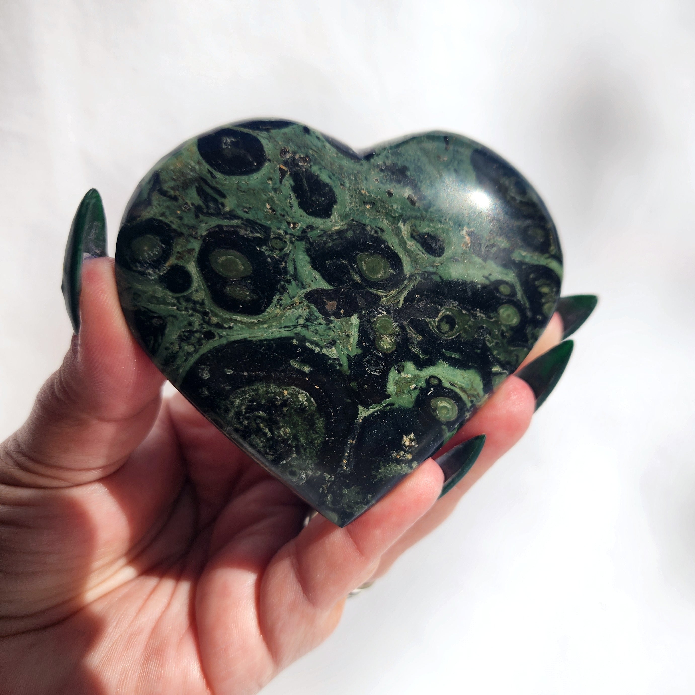 Kambaba Jasper Heart
