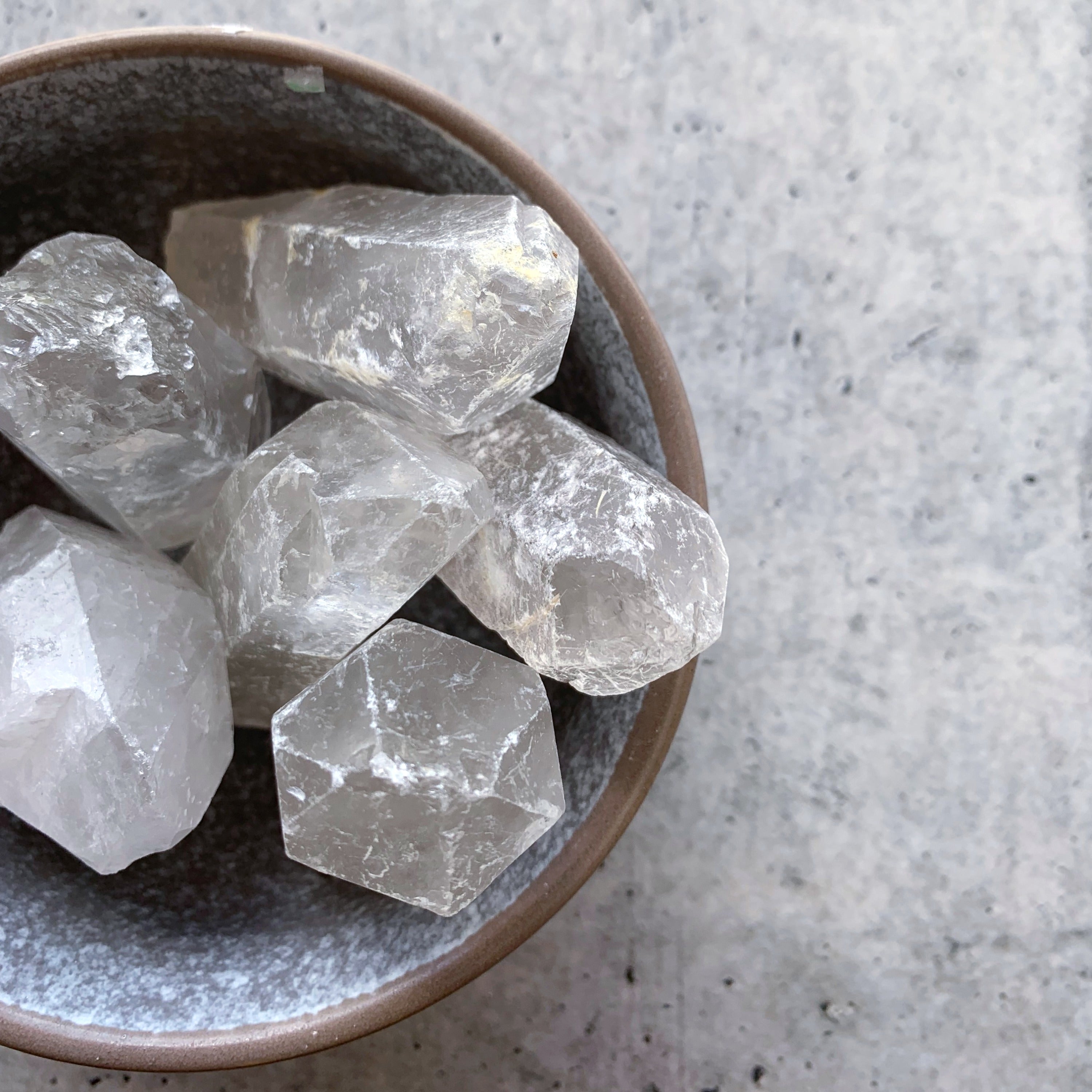 Clear Quartz Rough Natural Points | Large